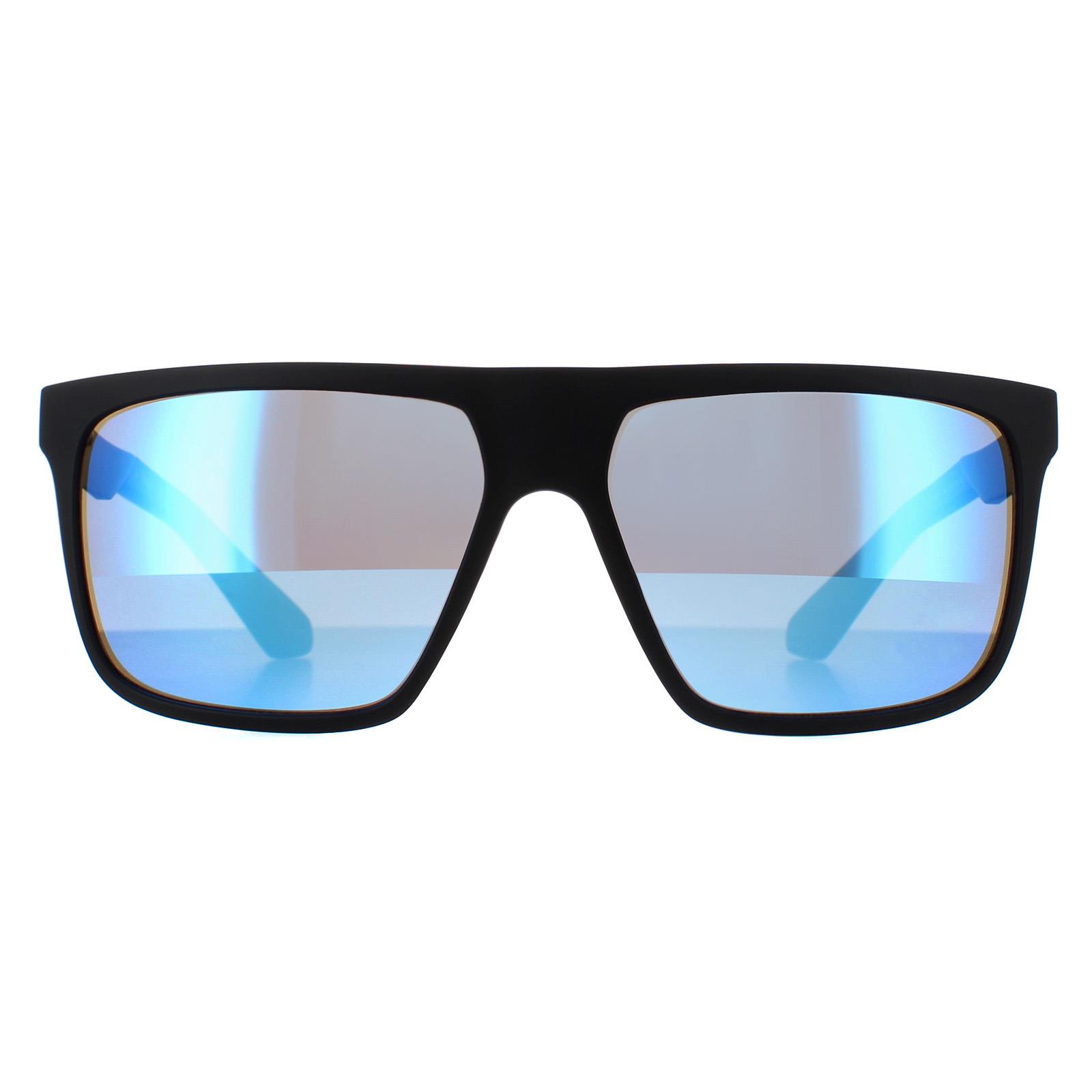 Dragon Rectangle Unisex Matte Black Lumalens Blue Ionized Vinyl - One Size