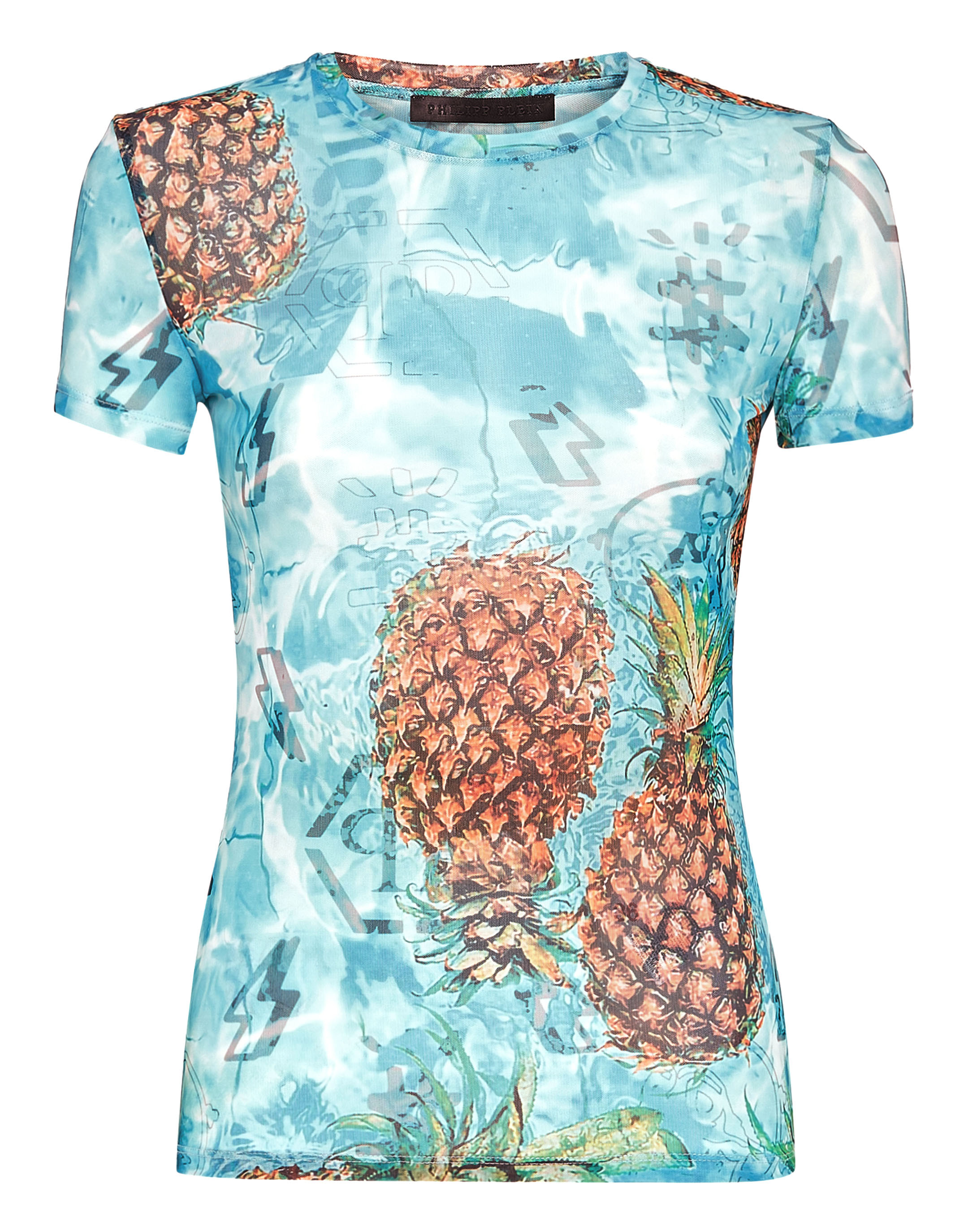 T-shirt Rund Hals Ananas Himmel 2