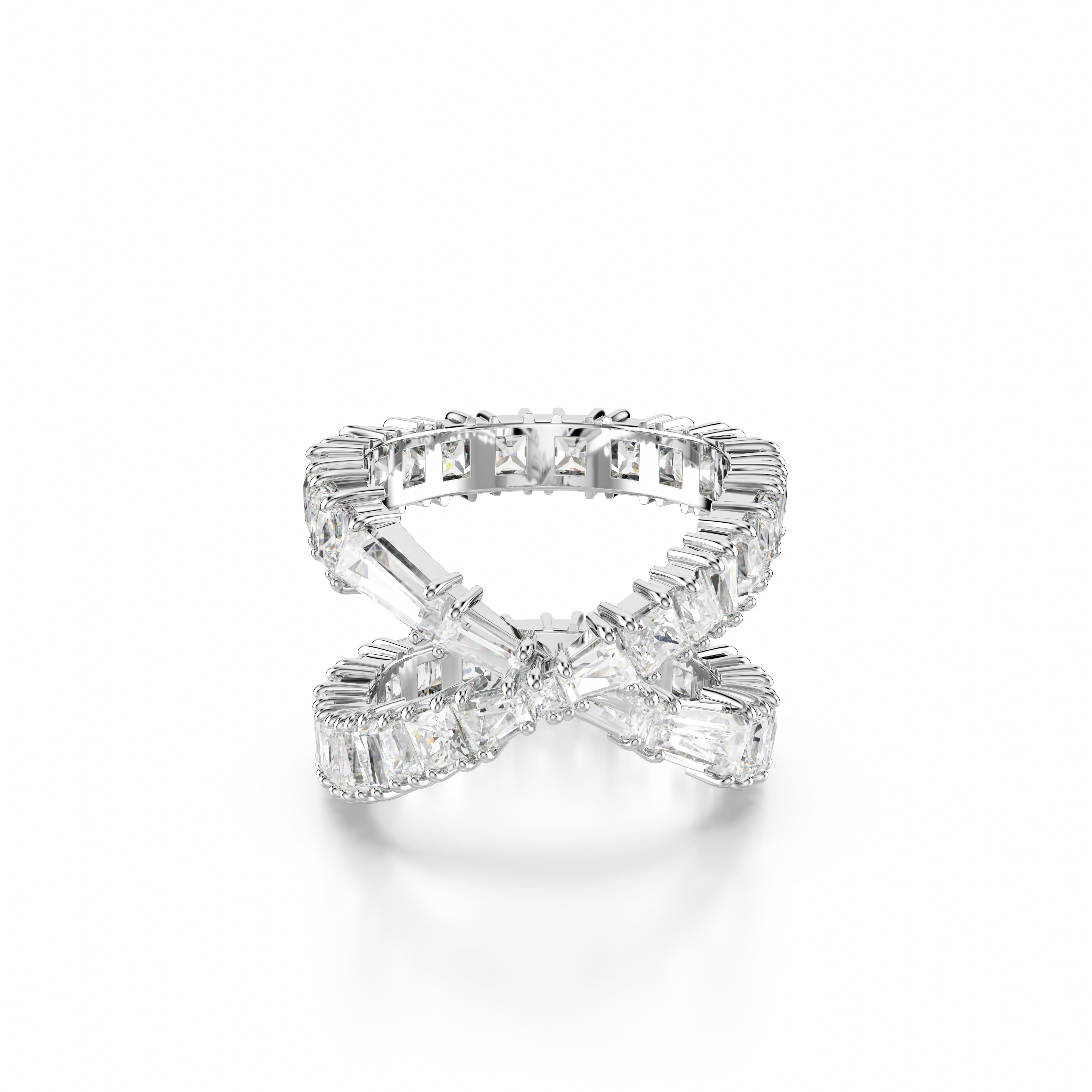 Swarovski 'Hyperbola' Vrouwen Ring van Basismetalen - Zilver 5677632