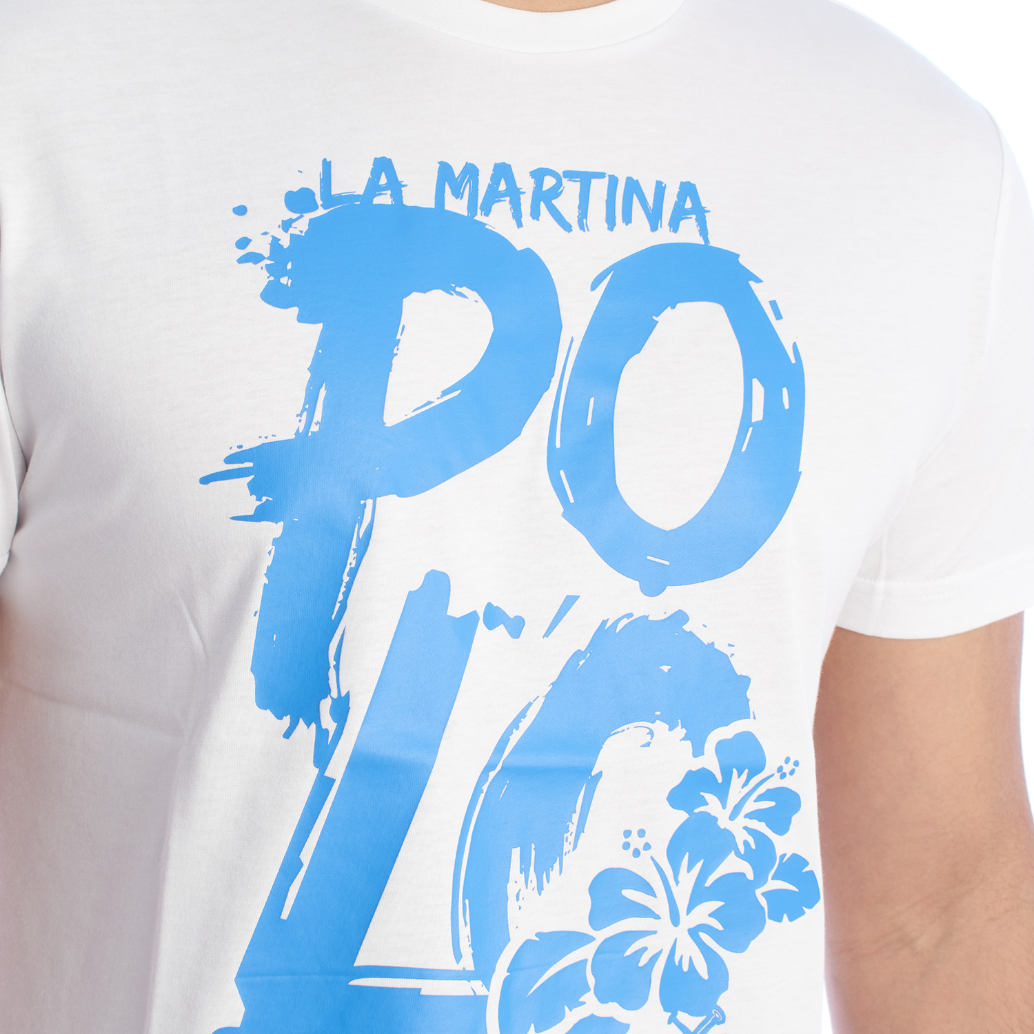 LA MARTINA YMR323-JS206 Regular Fit kortärmad t-shirt för män herr – bild 2