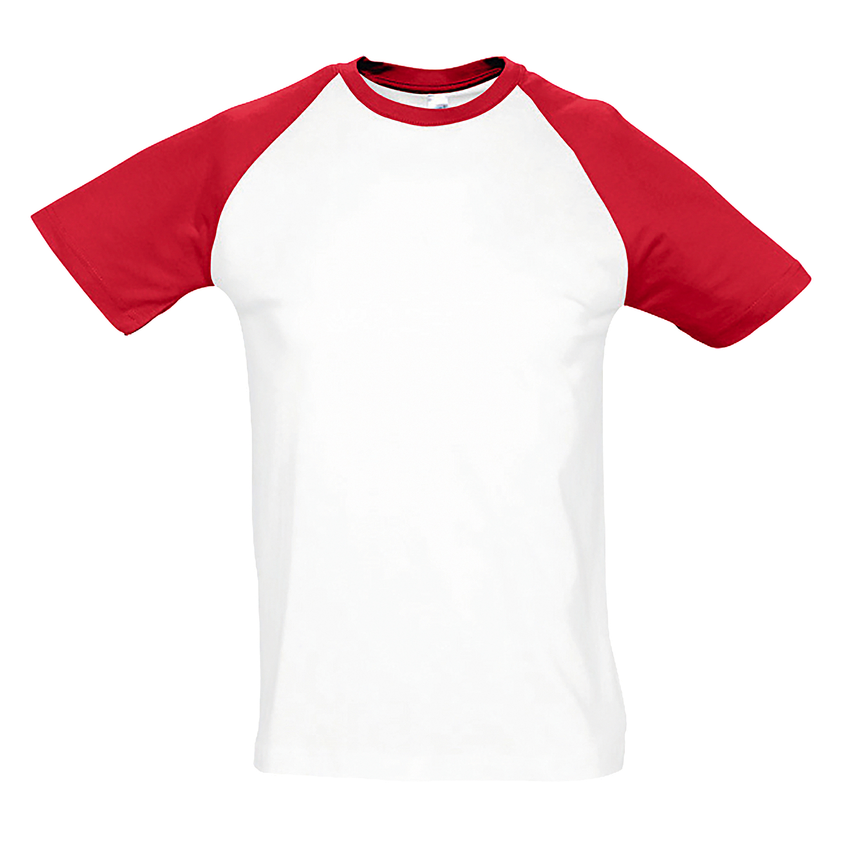 Thumbnail - SOLS Herren T-Shirt Funky (Weiß/Rot)