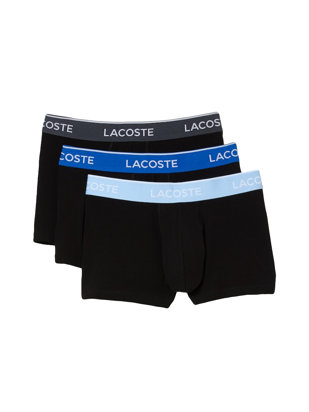 Lacoste 3-pack Mens underpants - Black Cotton - Size X-Large
