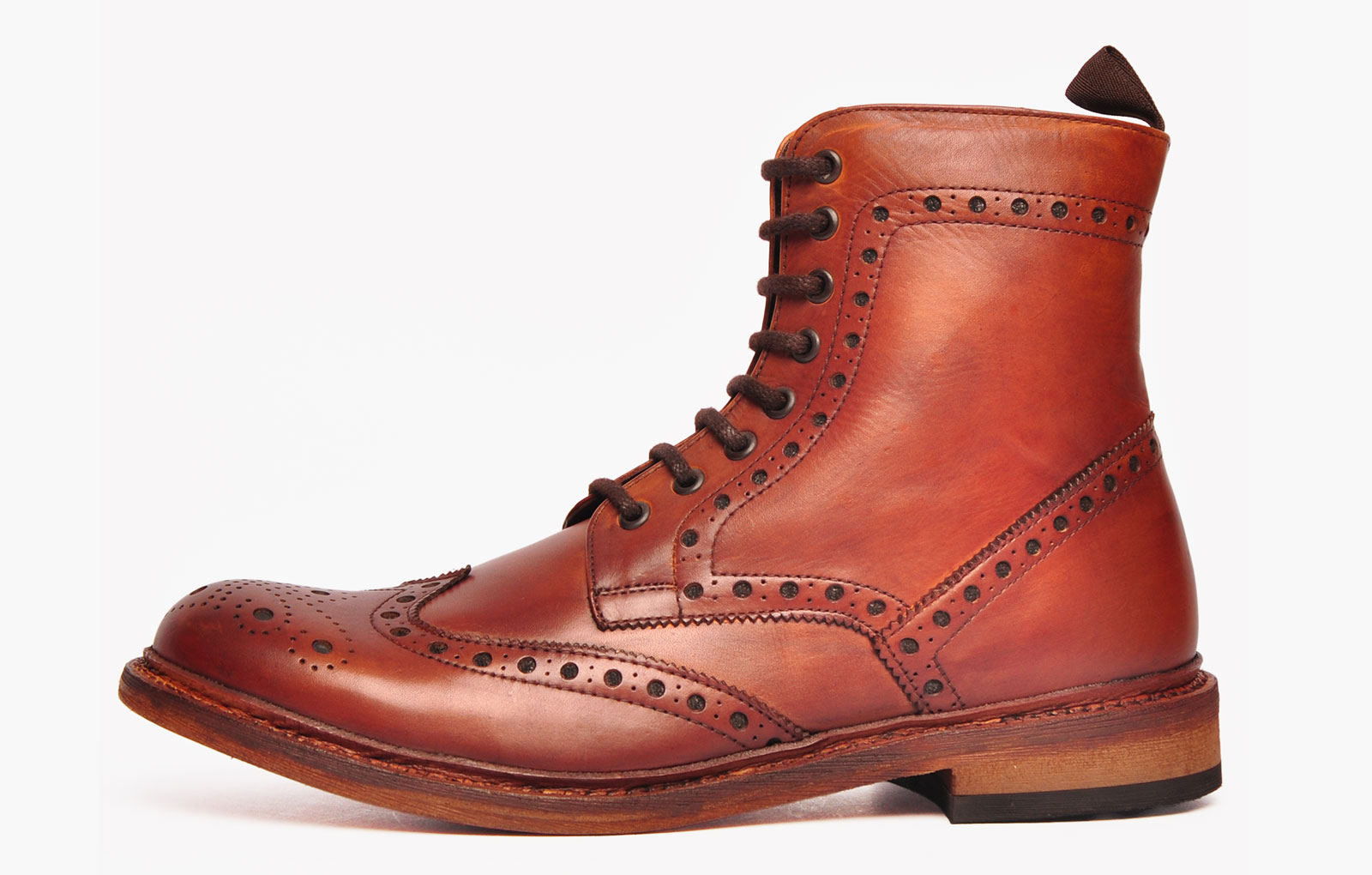Catesby England Allostock Leather Mens - Brown - Size UK 12