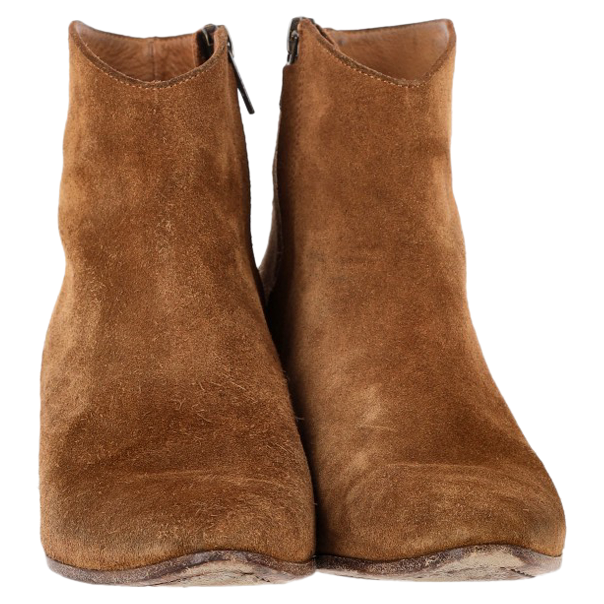 Isabel Marant Pre-owned Isabel Marant Dacken Ankelstövlar i Brun Mocka dam – bild 2