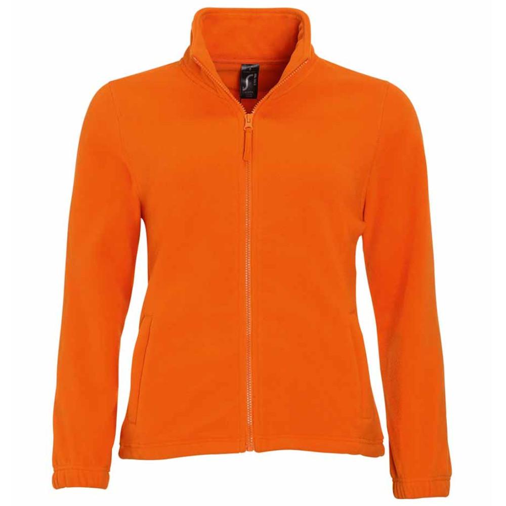Kvinnor/Damer North Fleecejacka med full dragkedja (Orange)