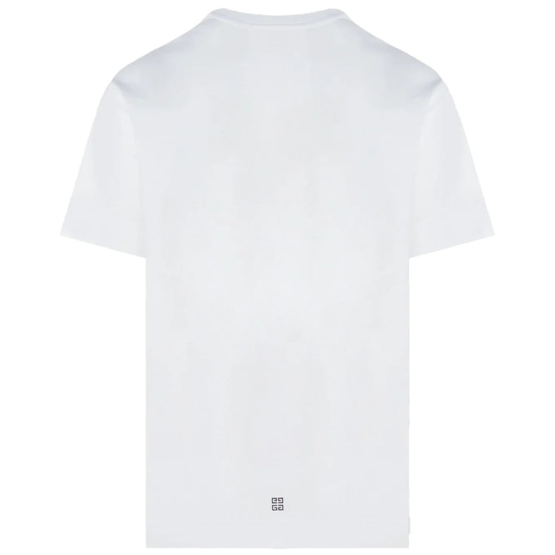 Givenchy överdimensionerad vit t-shirt med cirkellogotyp herr – bild 2
