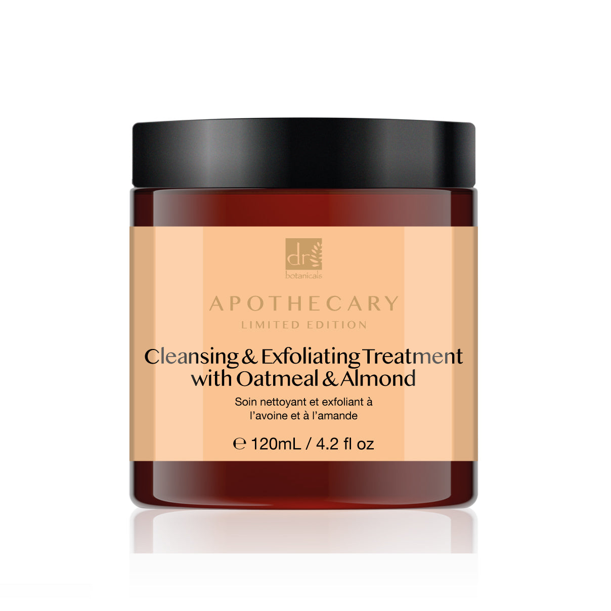 Dr. Botanicals Unisex Dr Cleansing & Exfoliating Treatment with Oatmeal & Almond 120ml - One Size