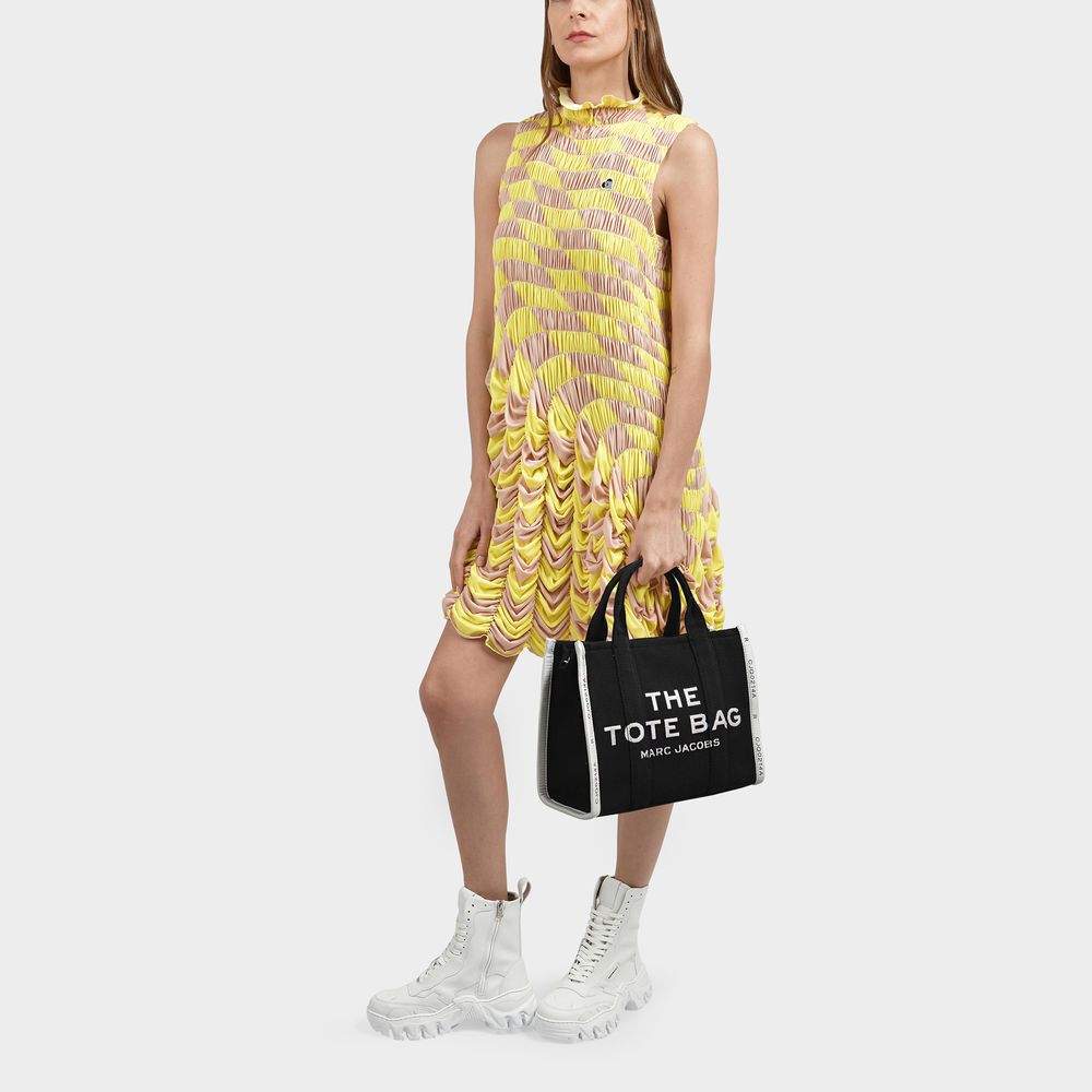 Marc Jacobs The Medium Tote Bag i svart canvas shoppingväskor & totes dam – bild 2