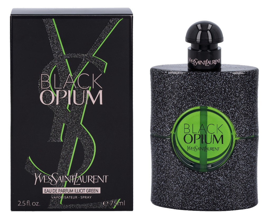 Yves Saint Laurent Womens YSL Black Opium Illicit Green Edp Spray 75 ml - One Size