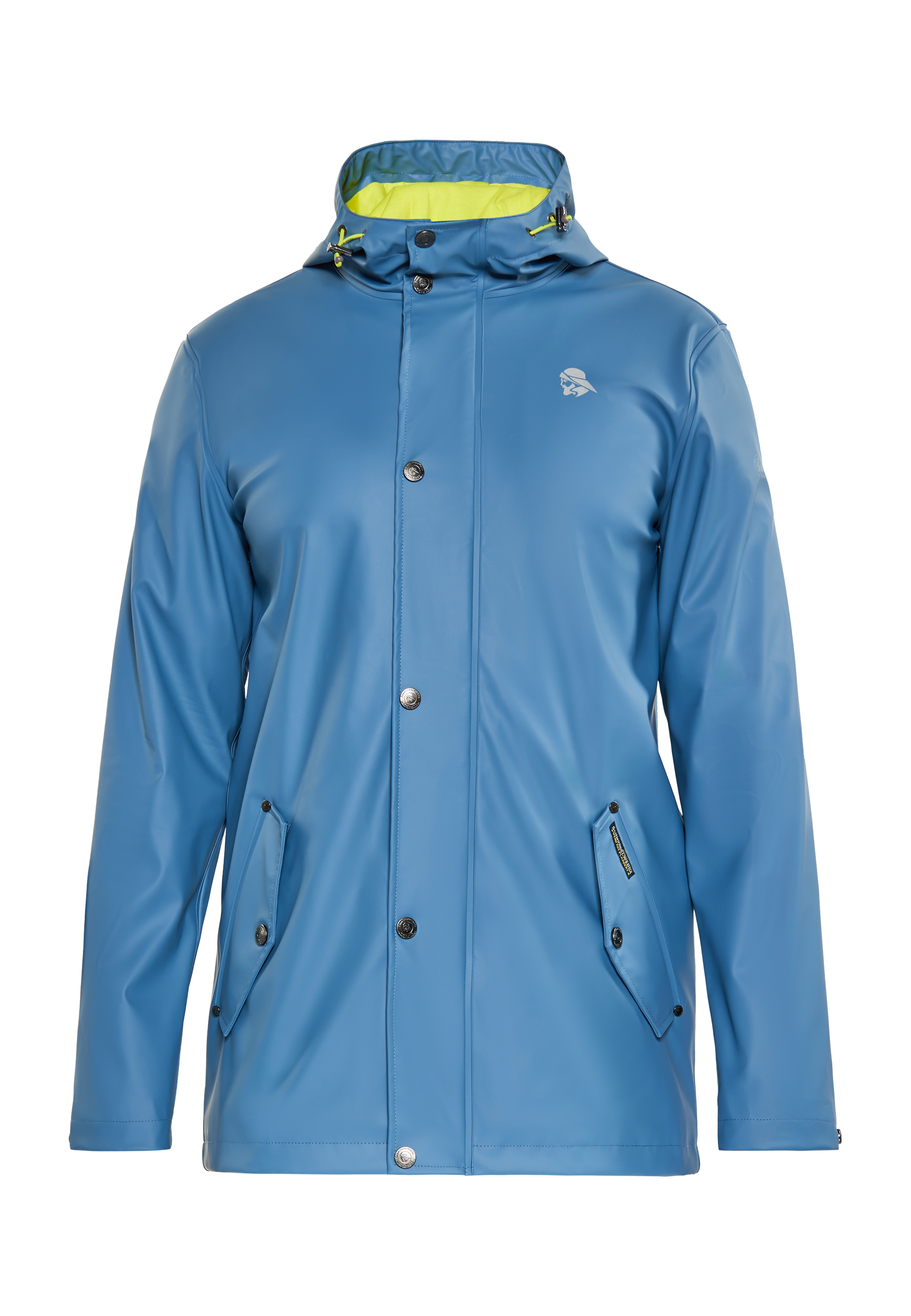 Thumbnail - Schmuddelwedda Regenjacke Herren Stahlblau