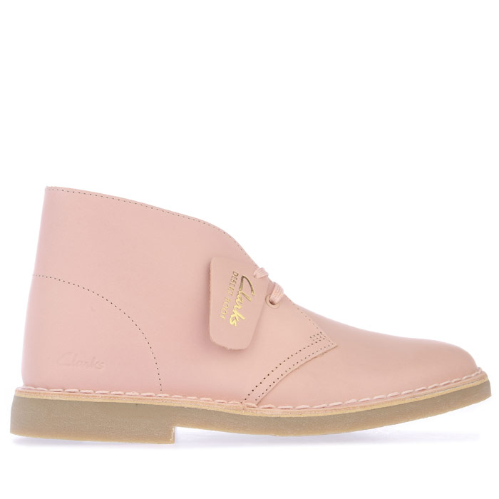 Clarks Desert Boot 2 leren dameslaarzen, roze