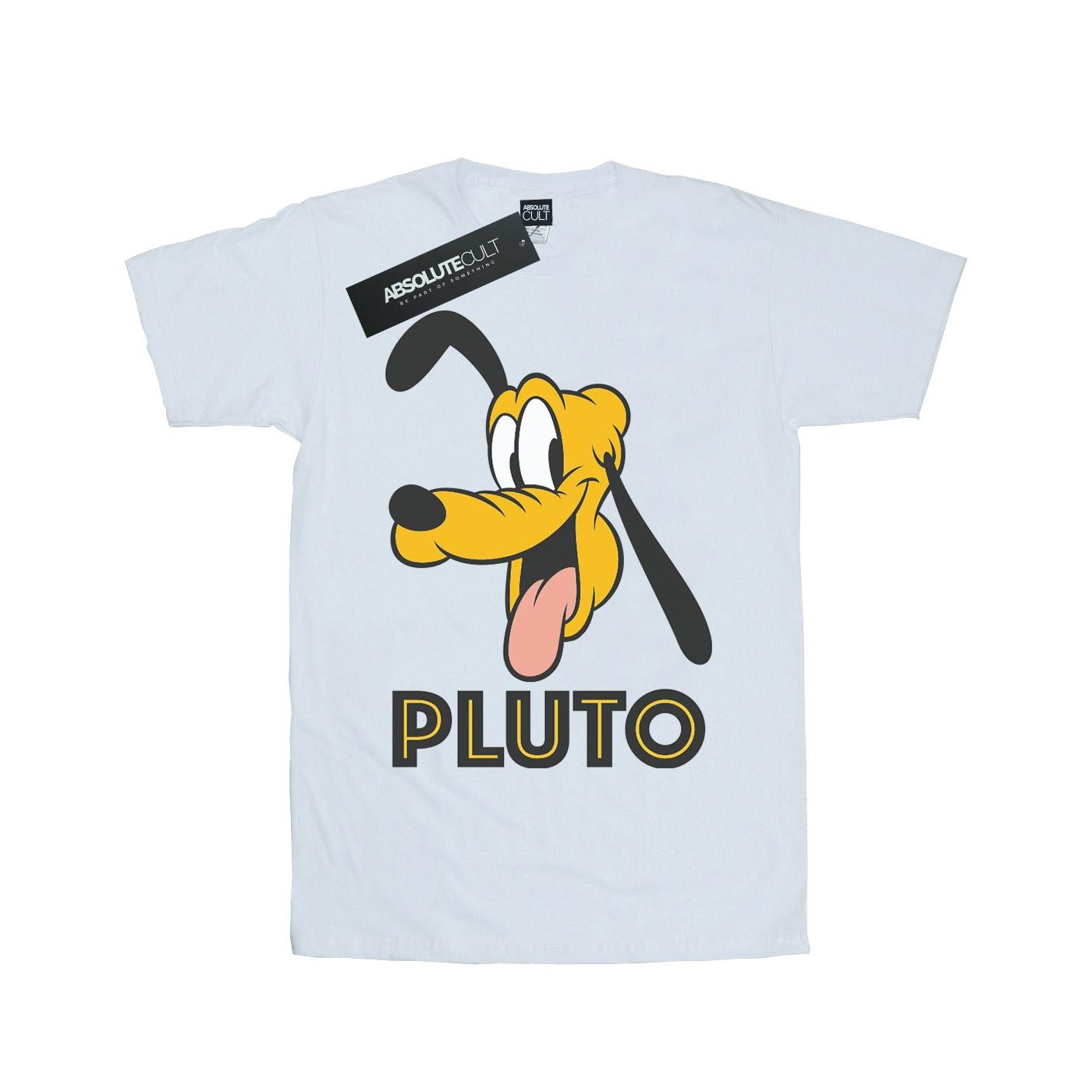 Thumbnail - Disney - "Pluto Face" T-Shirt für Damen (Weiß)