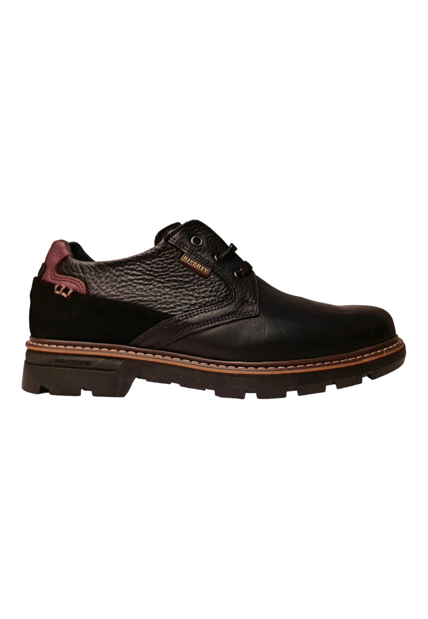 Thumbnail - Man's Mokassin-Schuh Riverty Farbe Schwarz