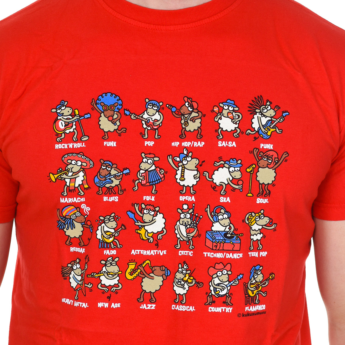 Kukuxumusu T-shirts med korta ärmar MUSIC herr – bild 5