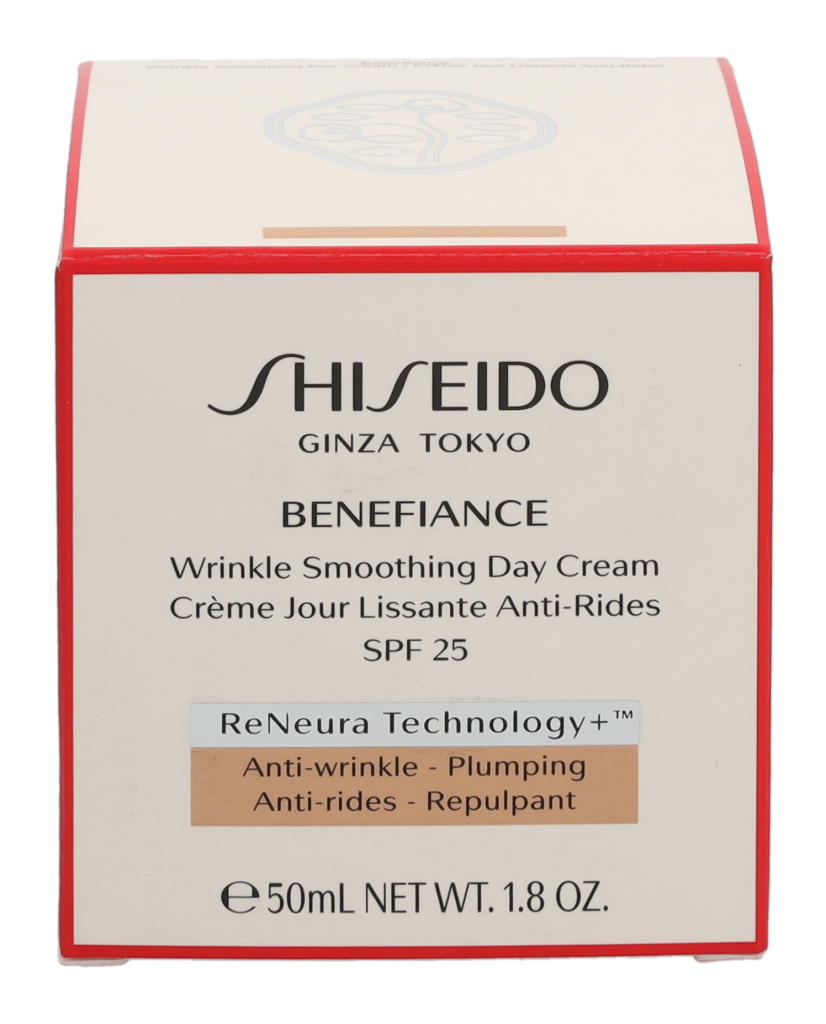 Shiseido Day And Night Creams Benefiance: Wrinkle Smoothing Day Cream SPF25 ansiktskräm & serum dam – bild 2