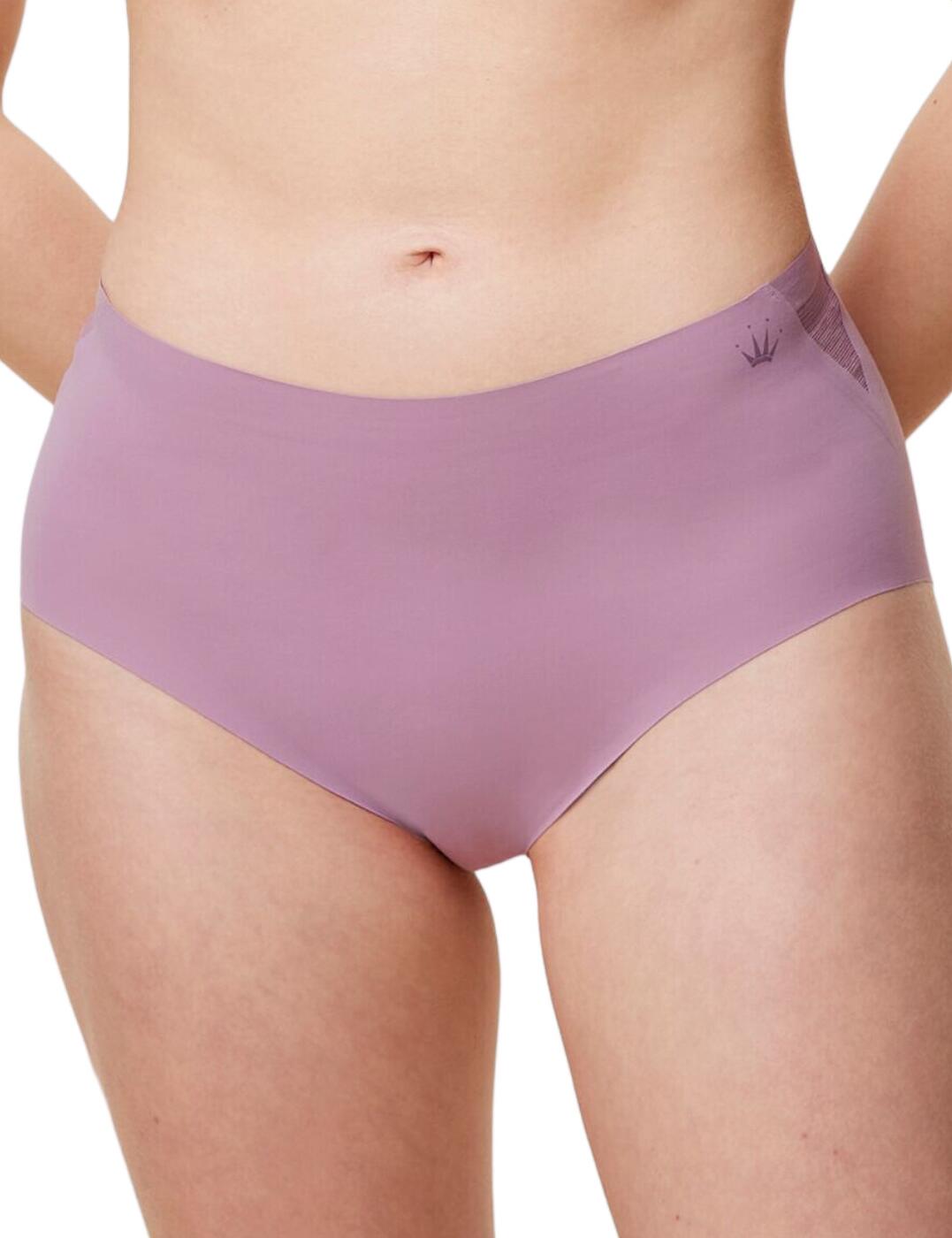 Triumph Womens 10213145 Flex Smart Maxi Brief - Purple Elastane - Size 18 UK