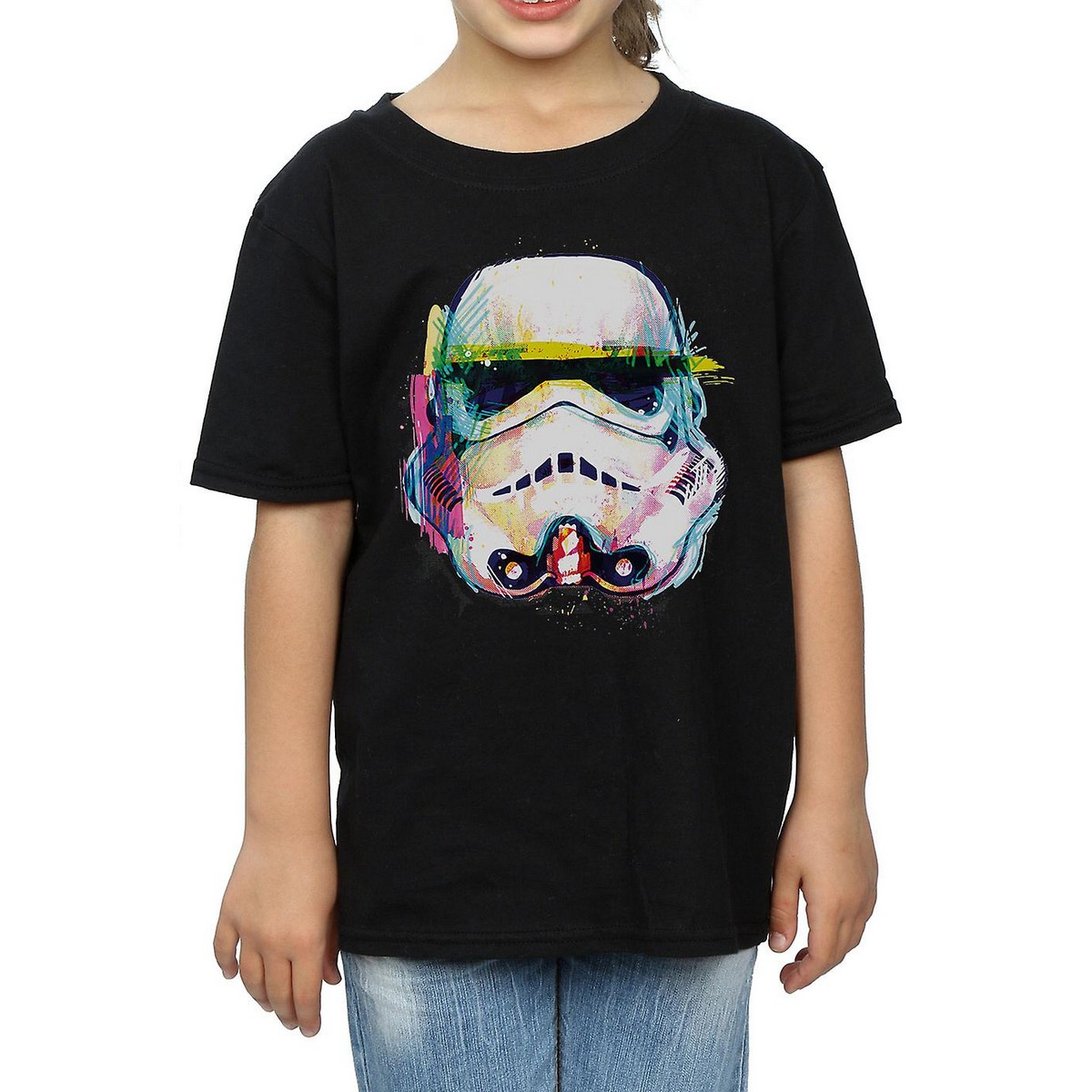 Thumbnail - Star Wars - T-shirt COMMAND - Fille (Noir)