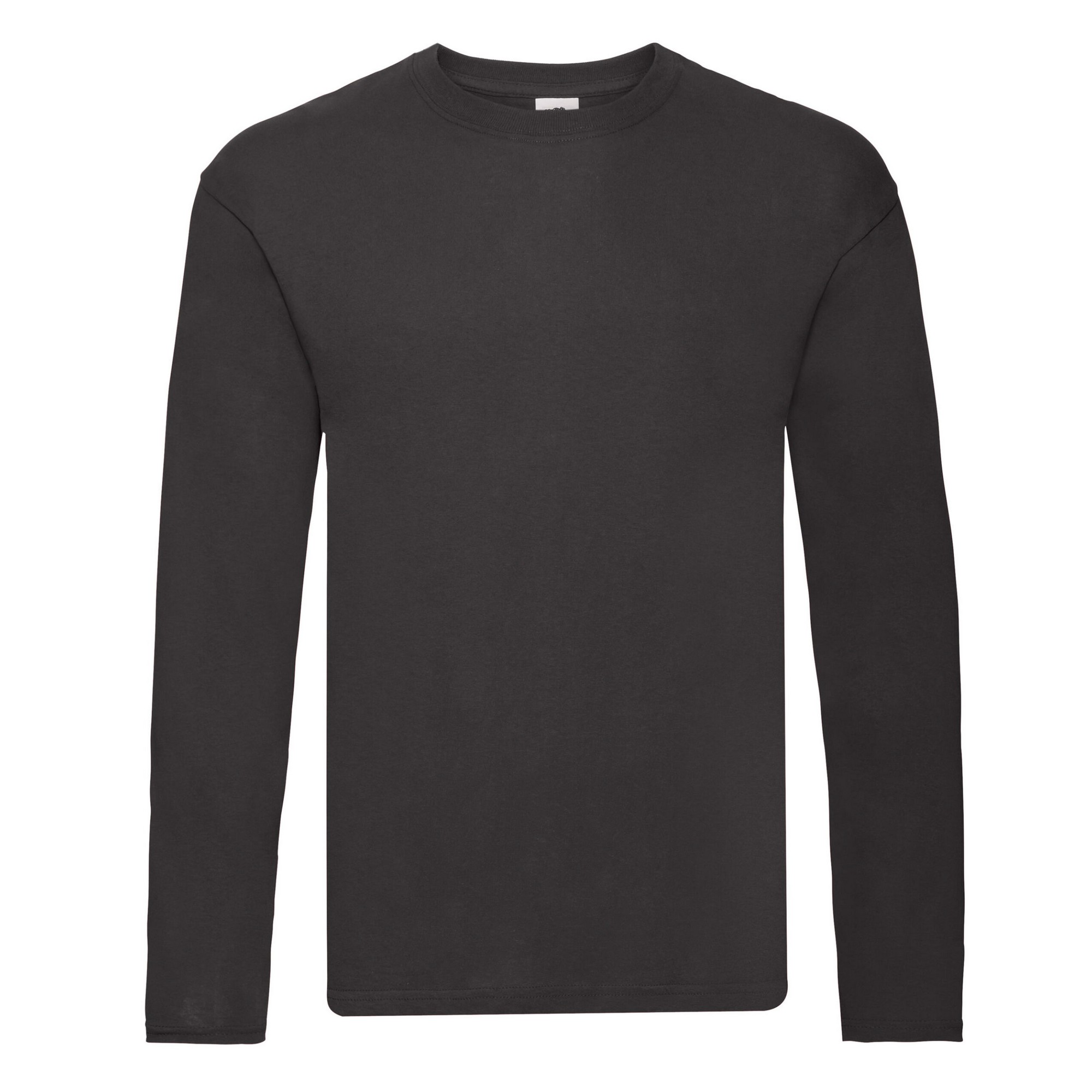 Thumbnail - Fruit of the Loom - "Original" T-Shirt für Herren Langärmlig (Schwarz)