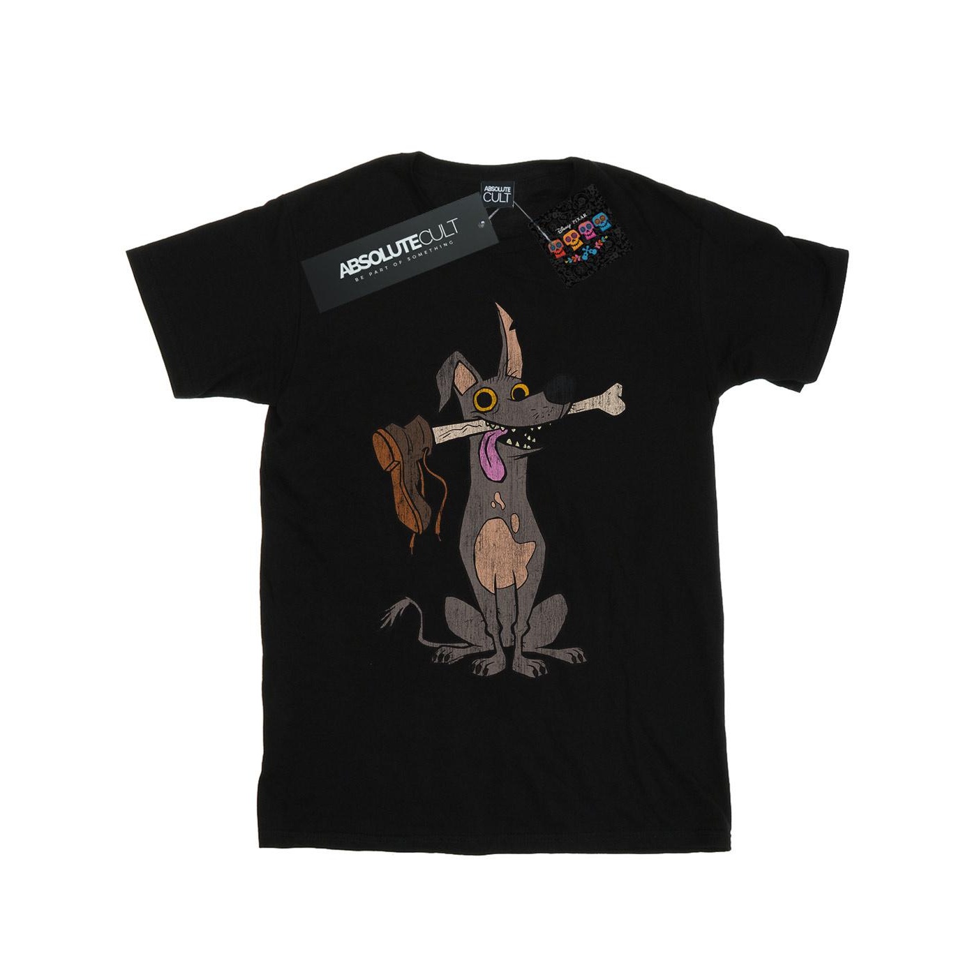 Thumbnail - Disney - "Coco Dante With Bone" T-Shirt für Herren (Schwarz)
