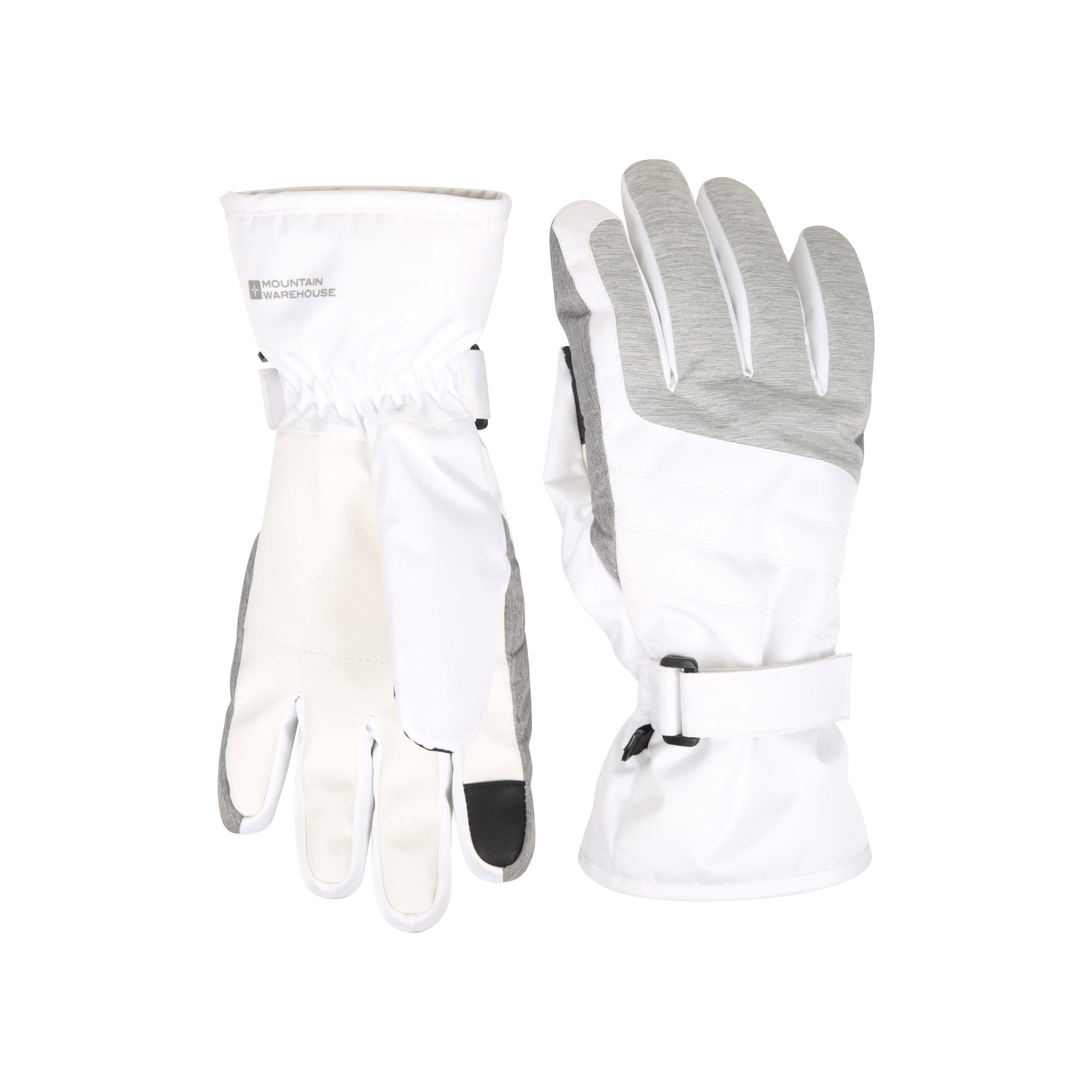 Thumbnail - Mountain Warehouse - Damen Skihandschuhe "Glide", Wasserfest (Weiß)