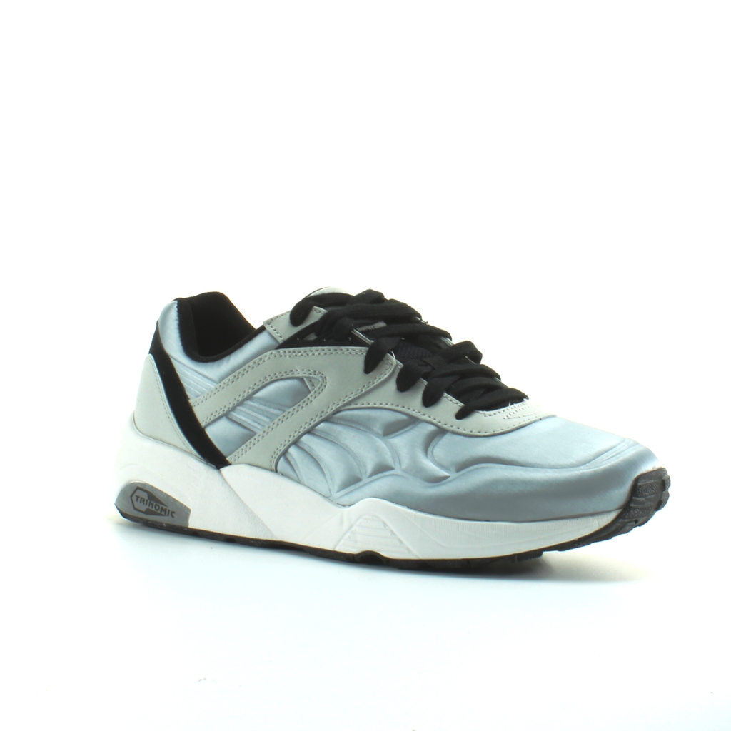 Puma Trinomic R698 Matt & Shine Grå Textil Herrar Snörskor 359305 03 – bild 2