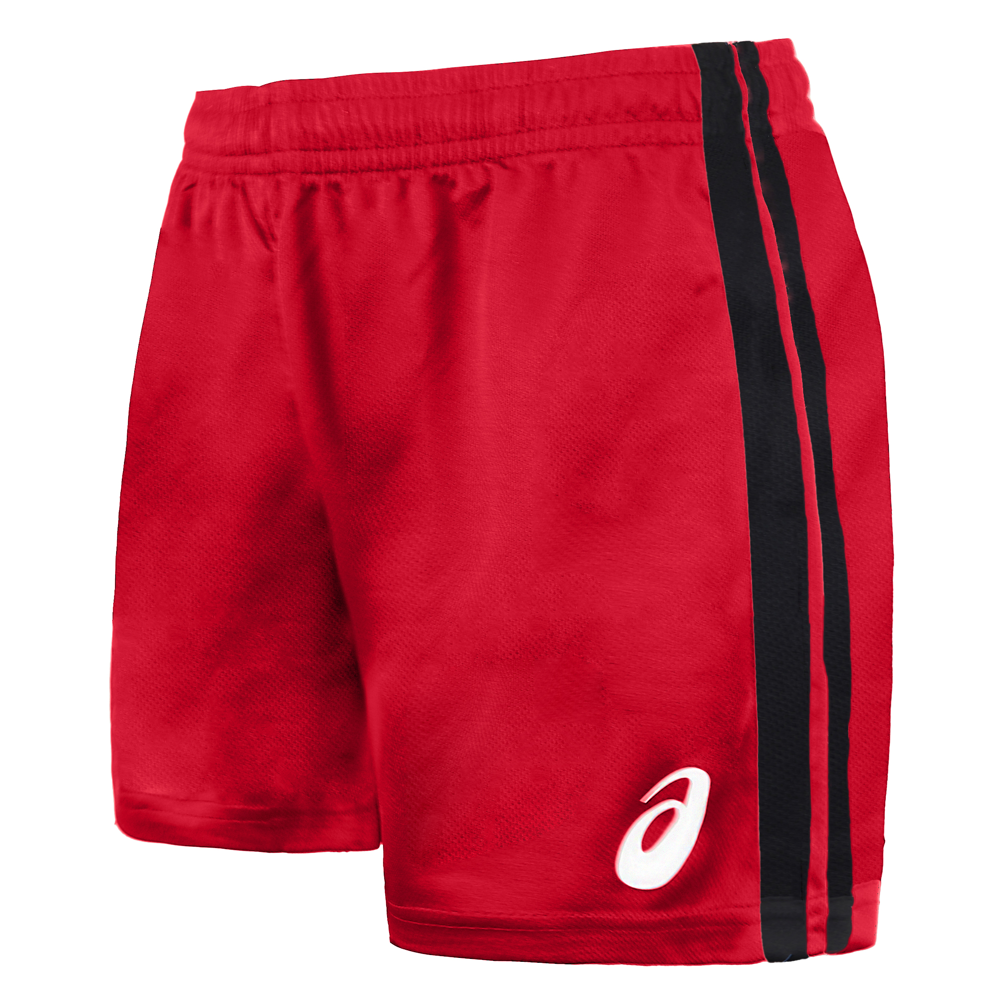 ASICS Logo Shorts Svart/Röd för herrar – bild 2