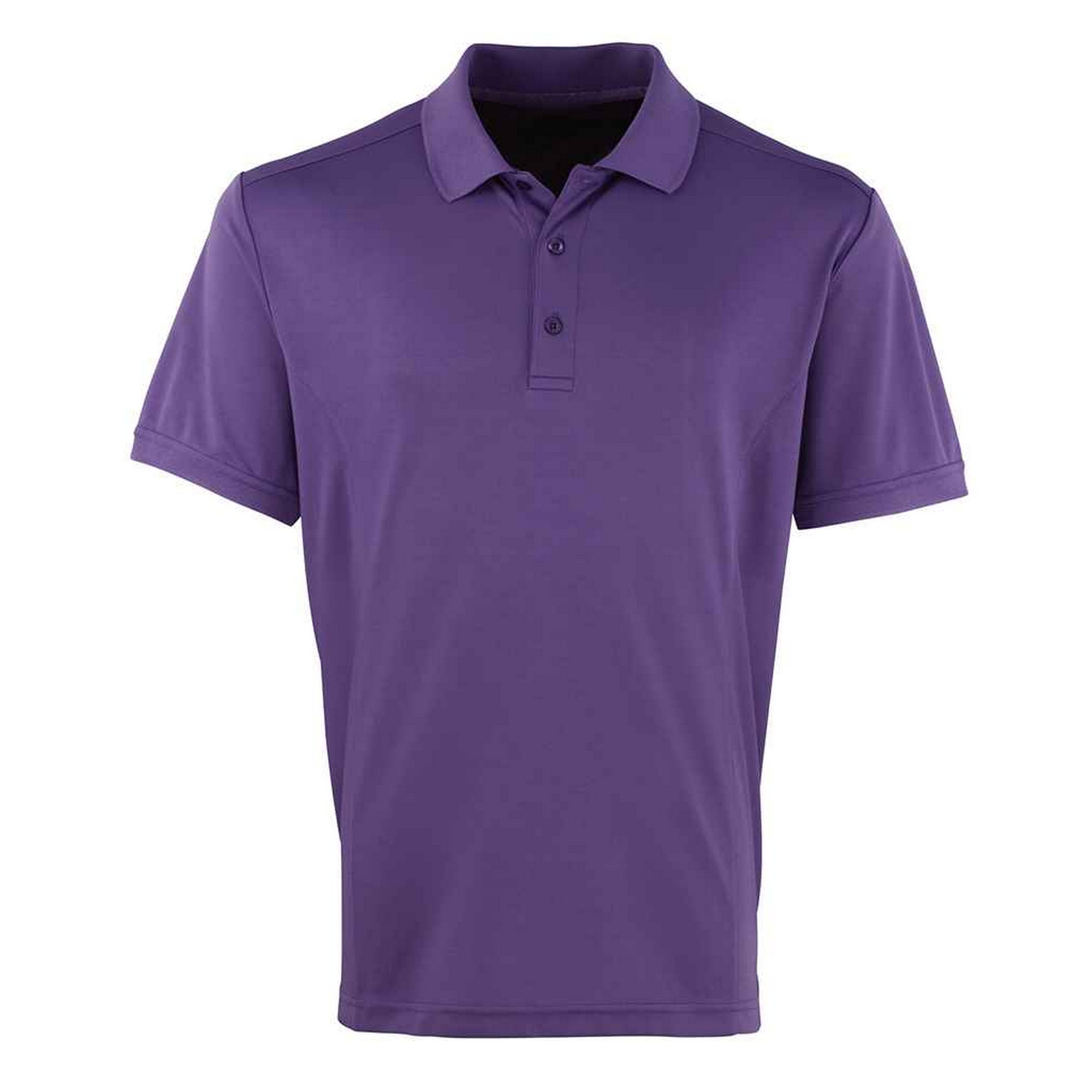 Thumbnail - Premier - "Coolchecker" Poloshirt für Herren (Violett)