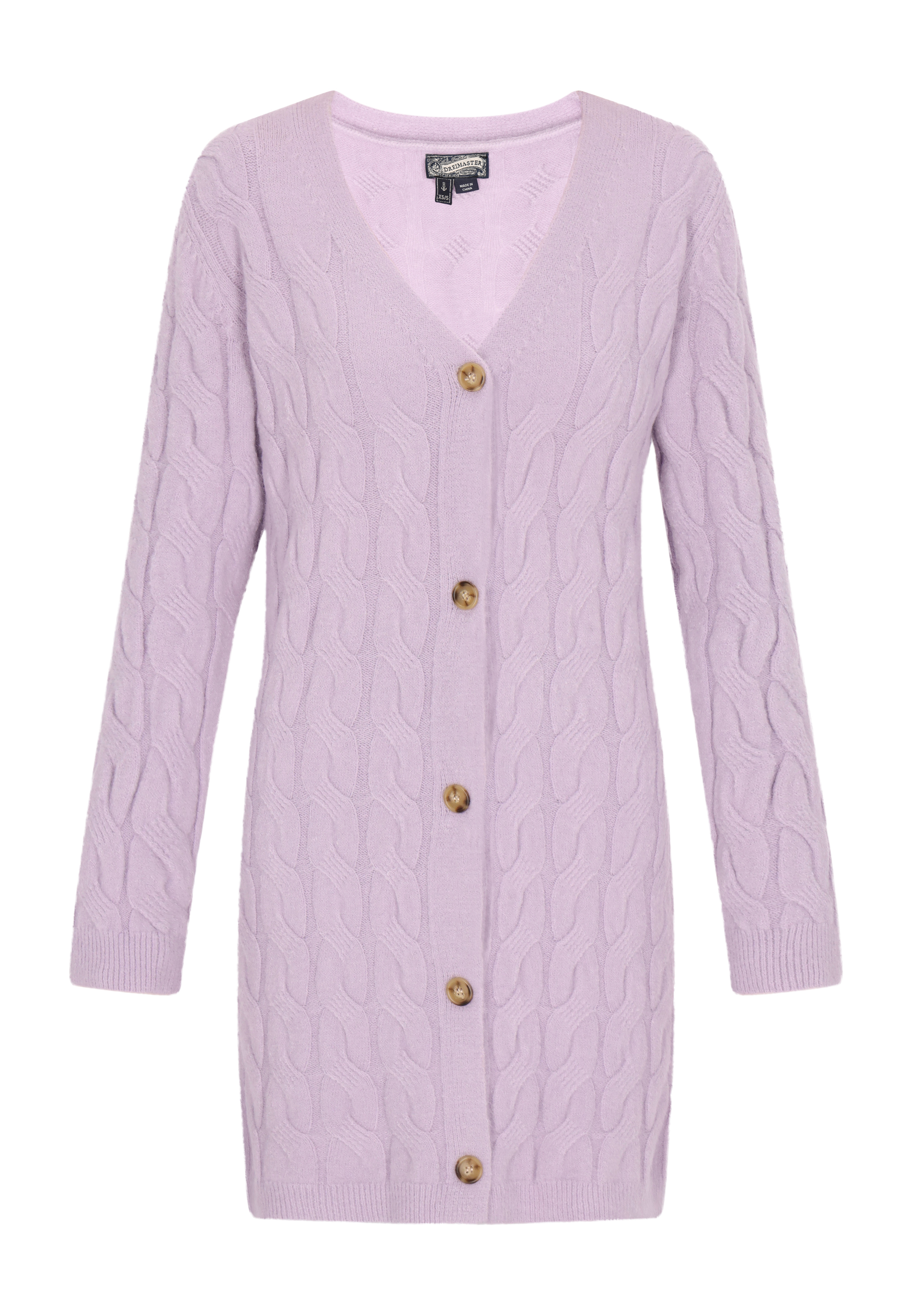 Dreimaster Cardigan Damen Lavendel melange