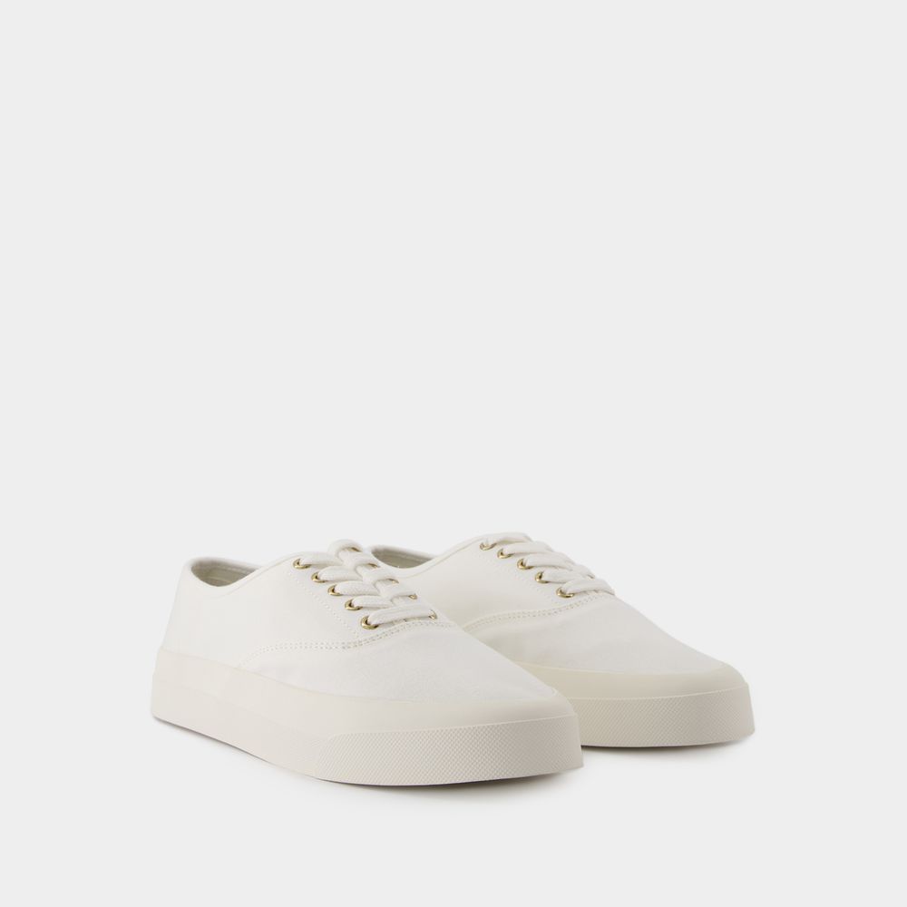 Maison Kitsune Sneakers med snörning Bomull dam – bild 4