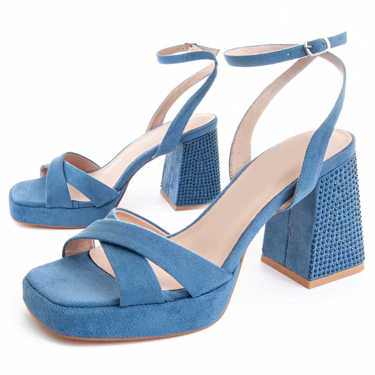 Thumbnail - Montevita Heelsandale Festsand3 in Blau