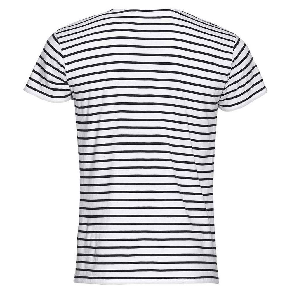 SOLS (Vit/marinefärgad) t-shirts herr – bild 2