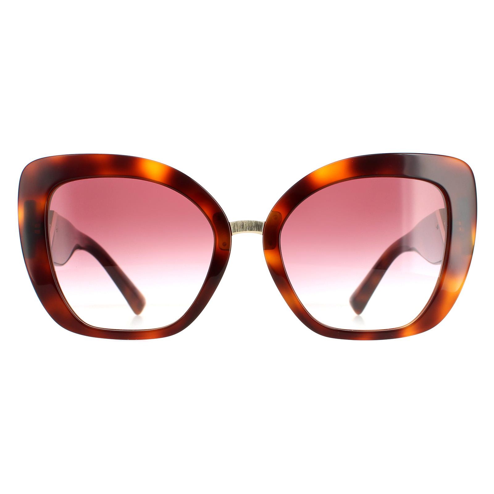Thumbnail - Valentino Cat Eye Damen Hell Havanna Lila Farbverlauf VA4057