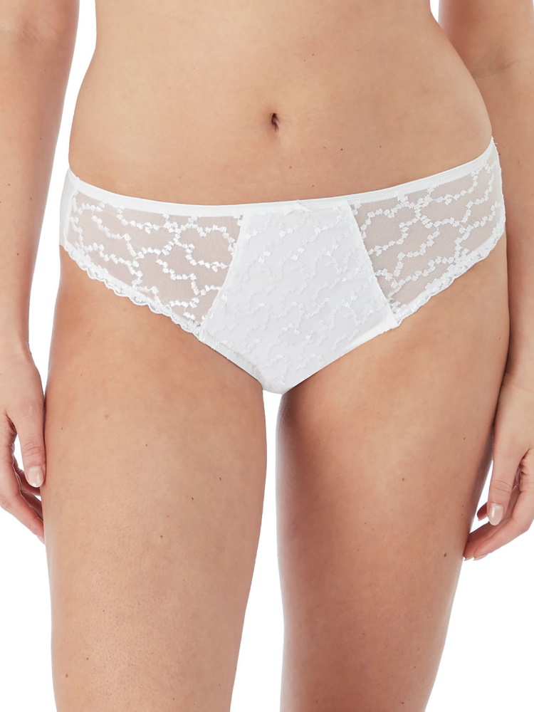 Fantasie Womens Ana Brief - White Polyamide - Size Large