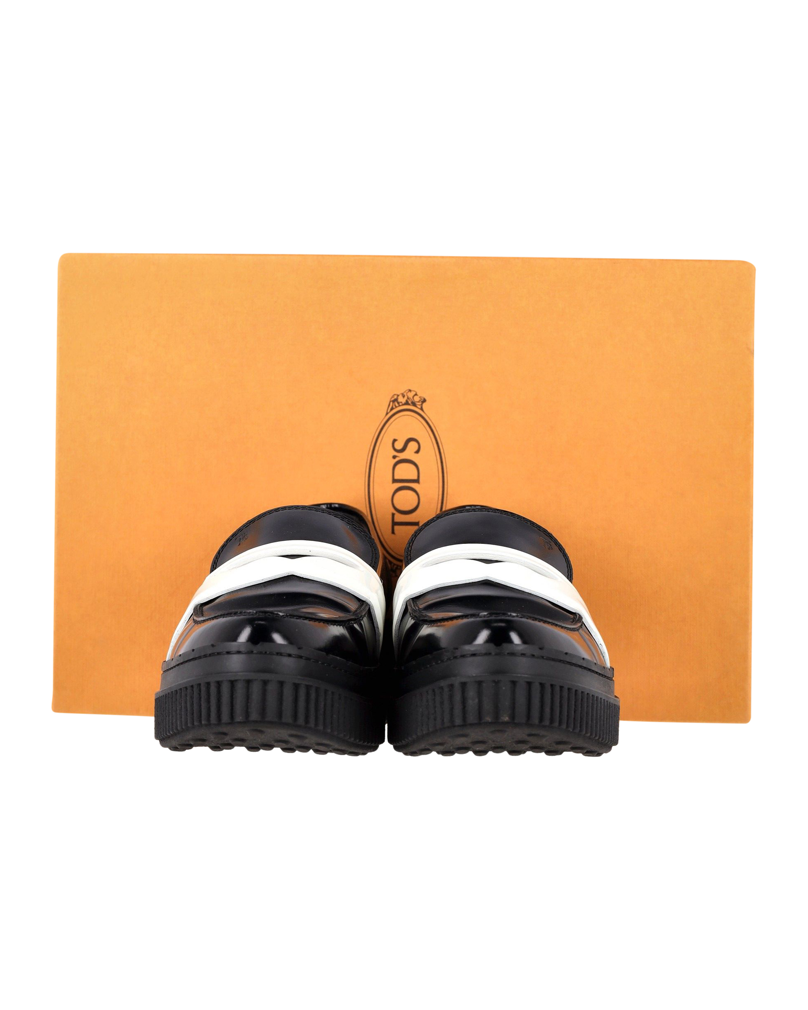 TodS Pre-owned Tod's Plattform Penny Loafers i Svart Läder dam – bild 2