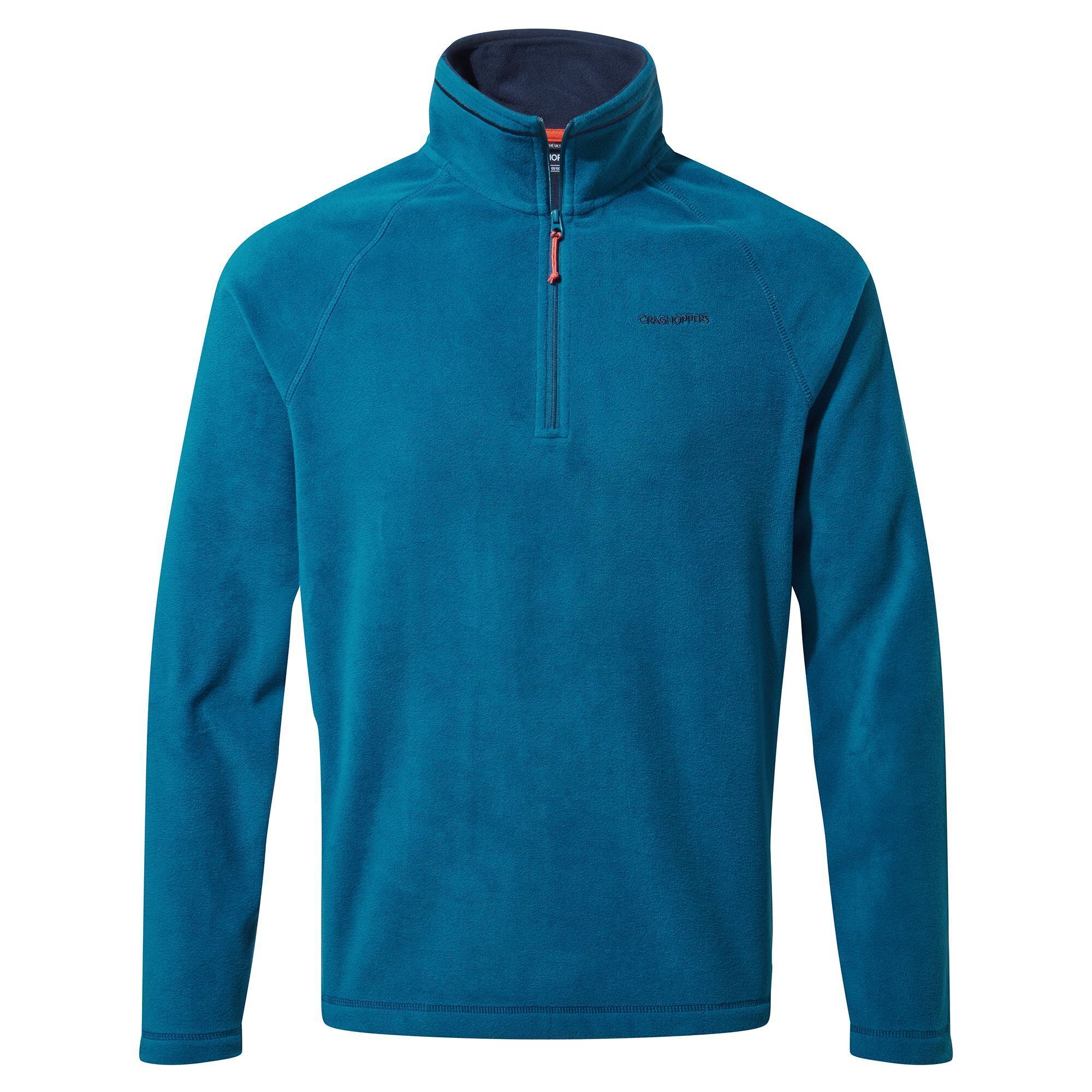 Thumbnail - Craghoppers - "Corey VI" Fleece-Oberteil, mit halbem Reißverschluss für Herren (Meeresblau)
