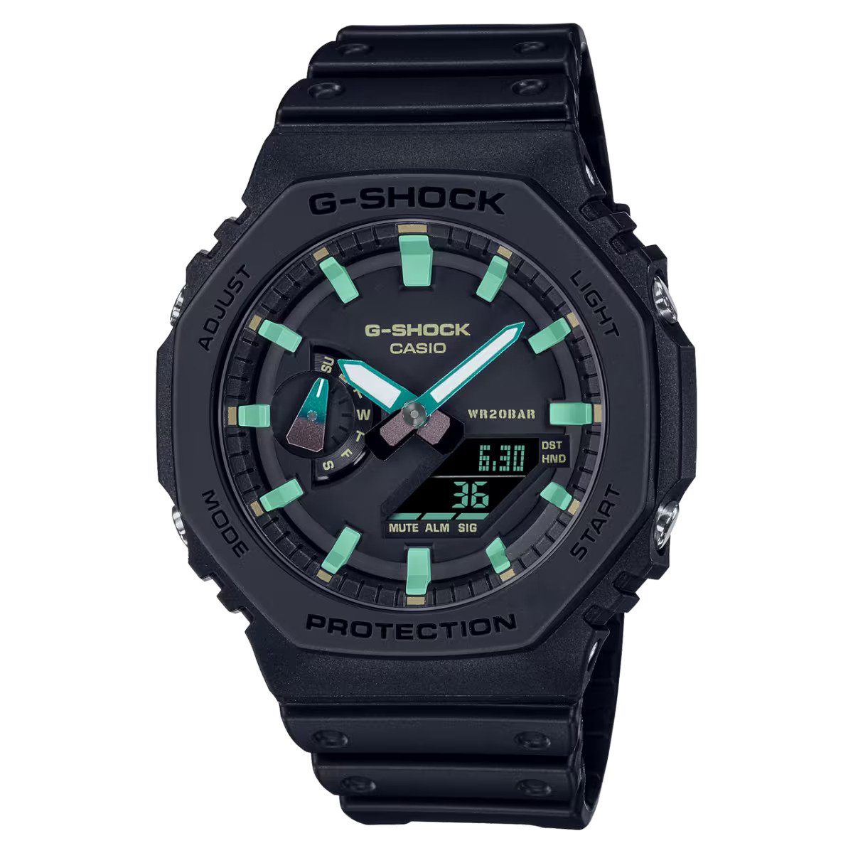 Thumbnail - Casio G-shock Herrenuhr schwarz GA-2100RC-1AER