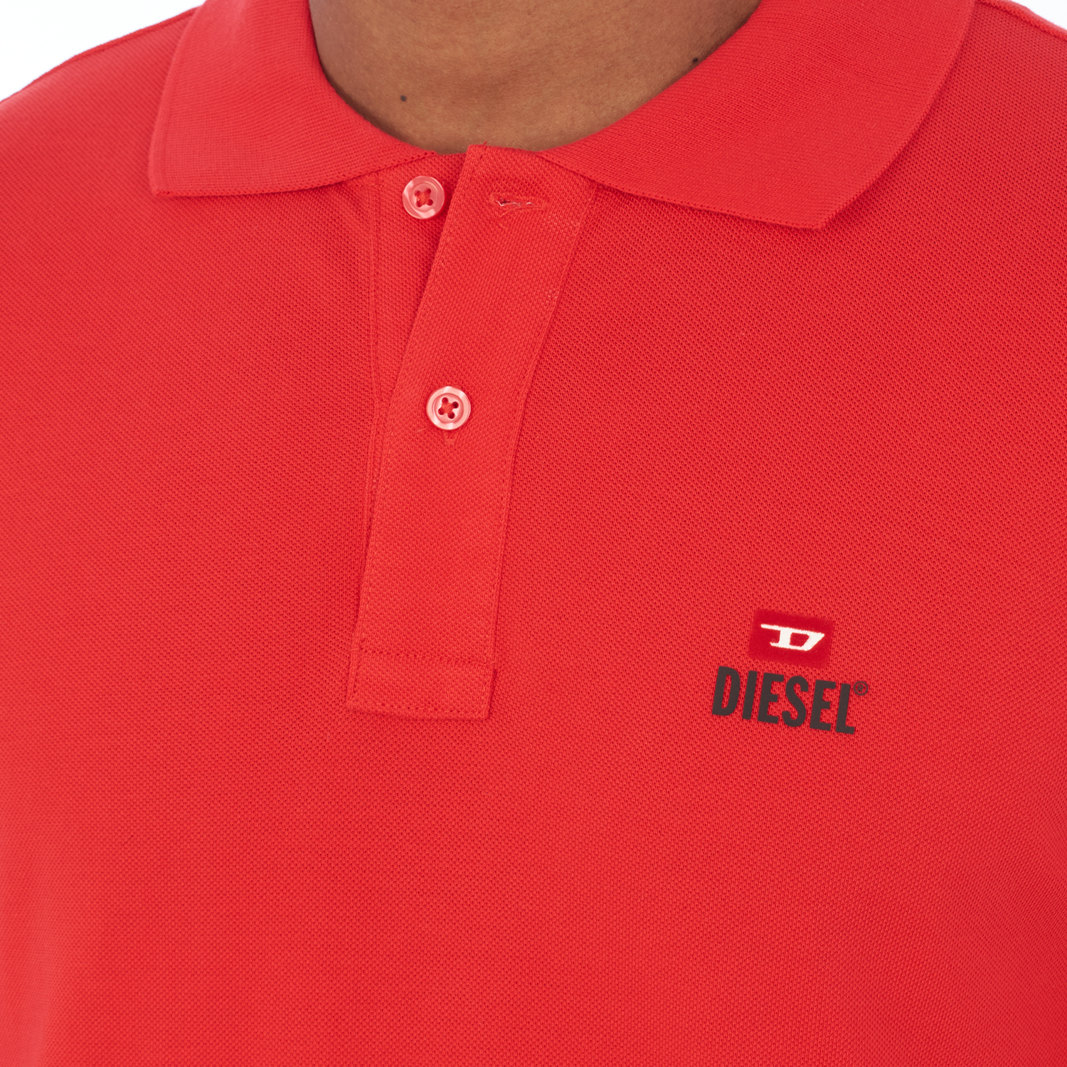 Diesel A12477-7RMXZA kortärmad polotröja för män herr – bild 2