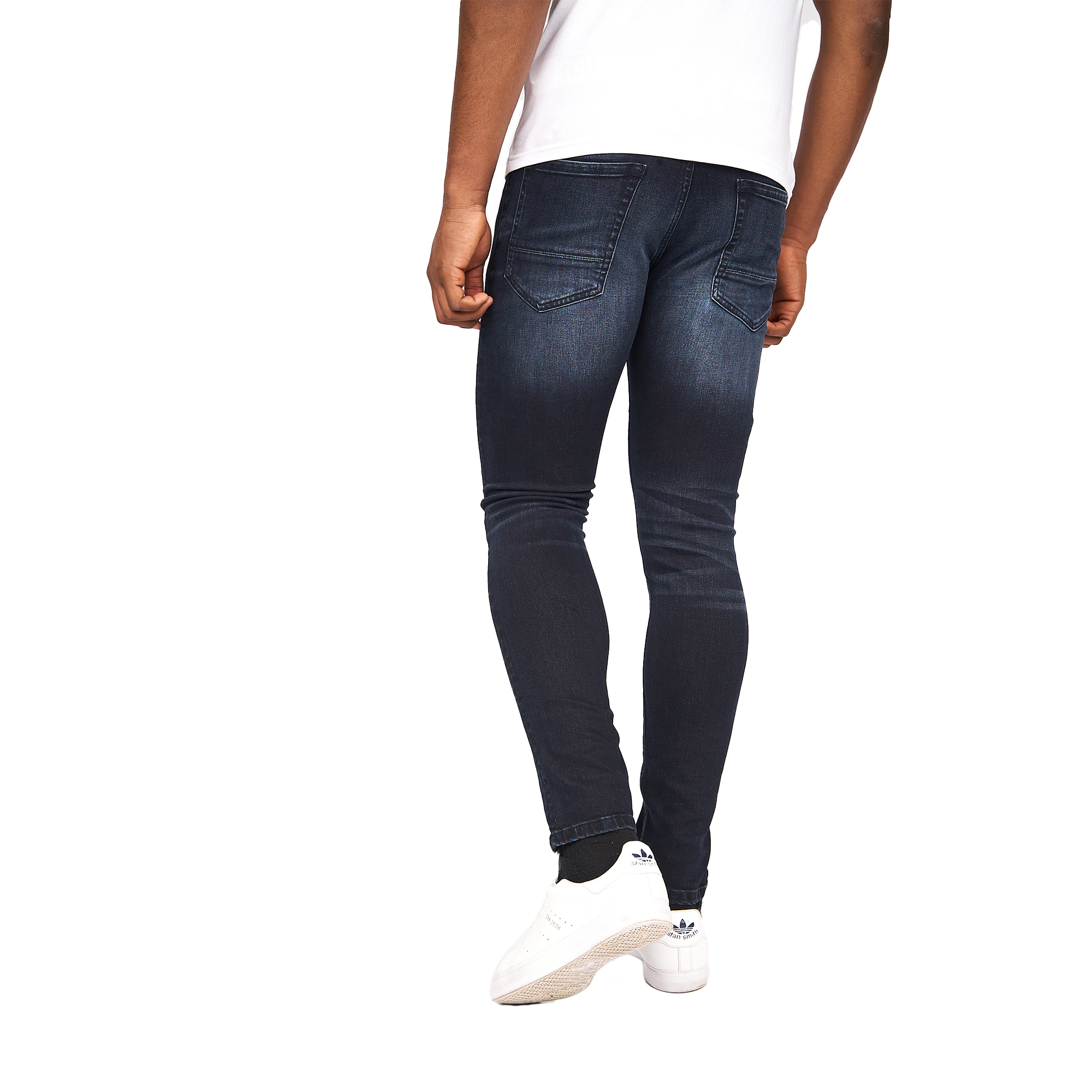 Mens Barbeck Slim Jeans (Blå Svart) 3