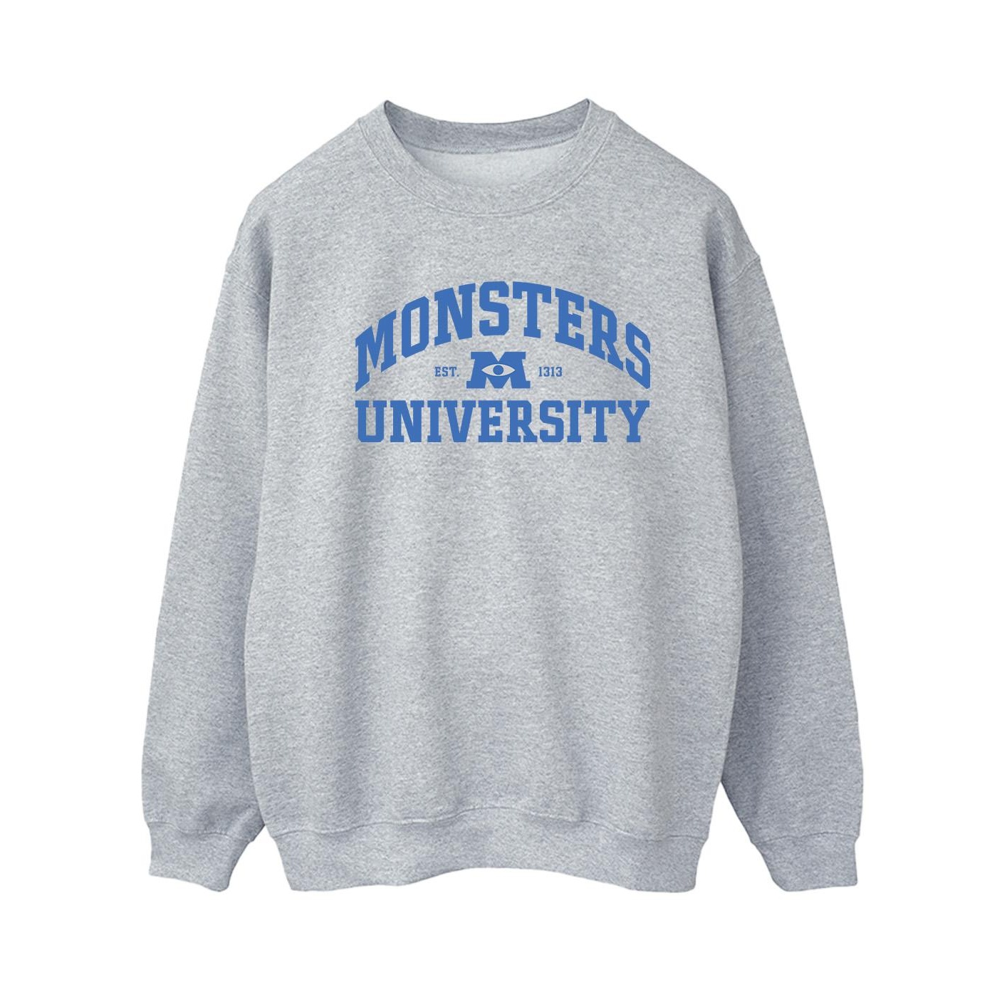 Thumbnail - Disney Damen/Damen Monsters University Logo Sweatshirt (Sport grau)