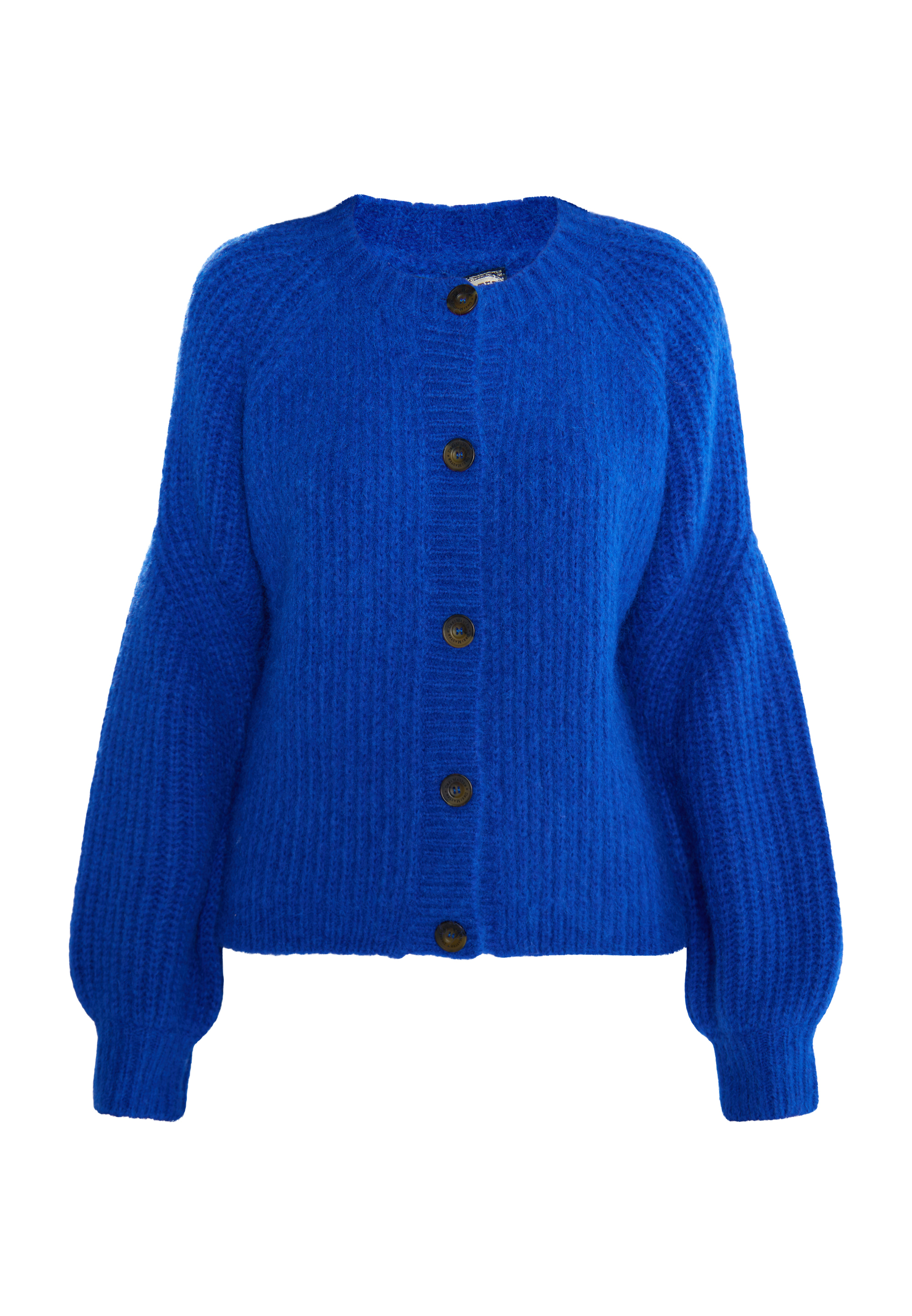 Thumbnail - Dreimaster Strickjacke Damen Blau
