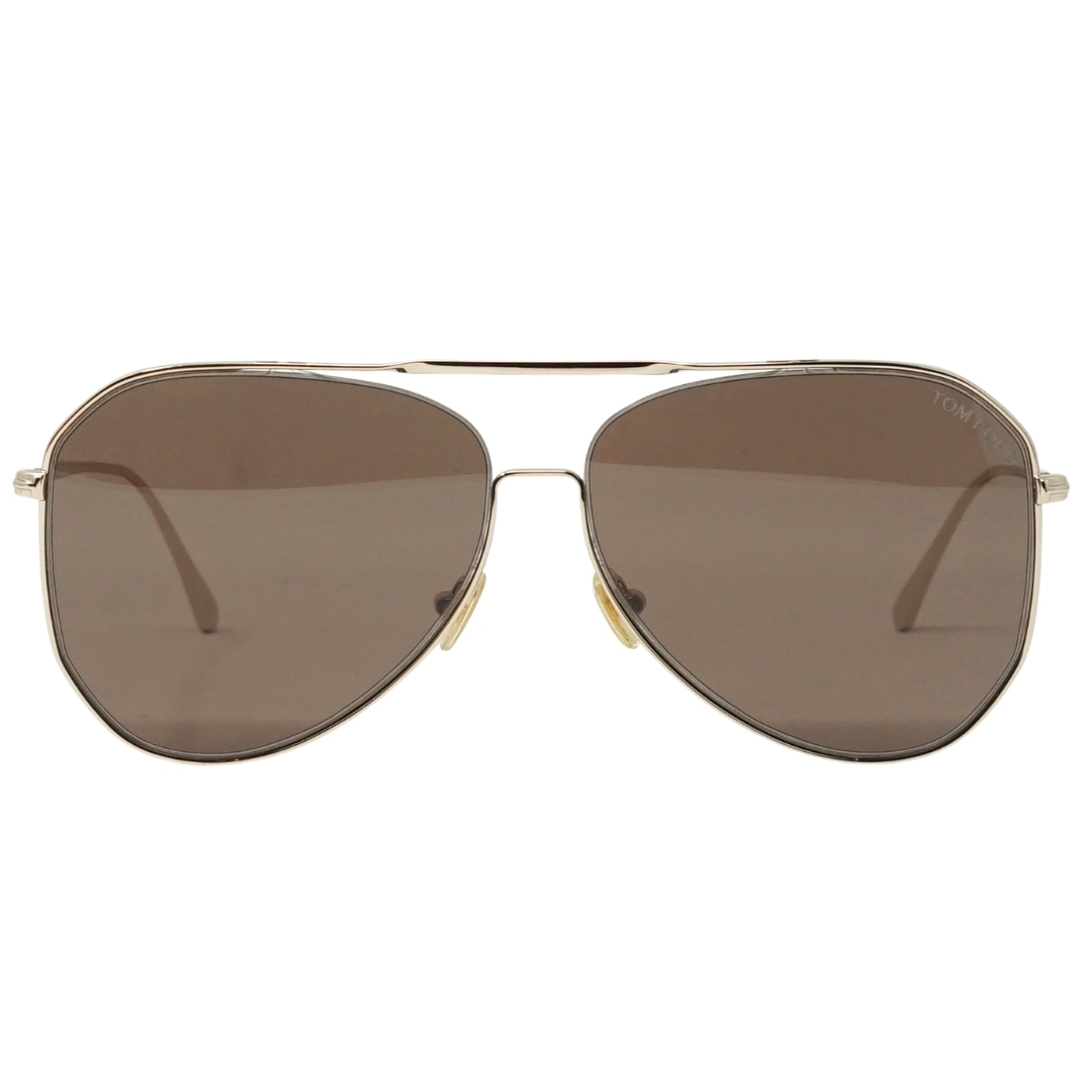 Thumbnail - Tom Ford Charles-02 FT0853 28E Rosegoldene Sonnenbrille