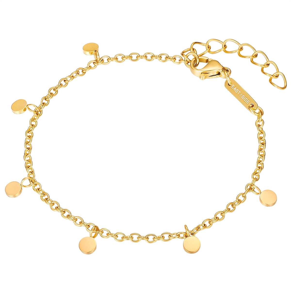 Eastside Womens Female Stainless Steel Bracelet - Gold Stainless Steel (archived) - One Size