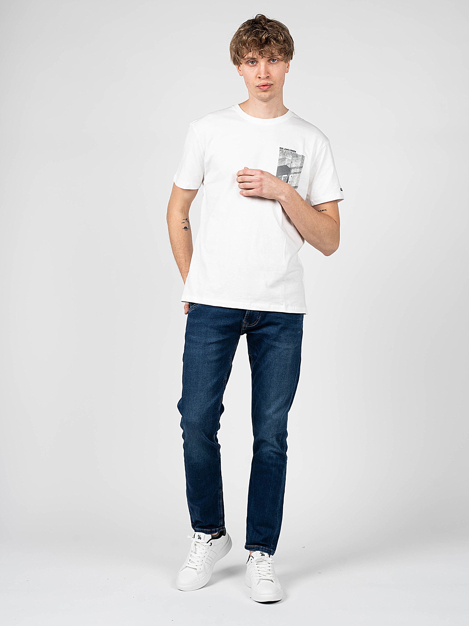 Pepe Jeans T-shirt Shye Männer Weiß