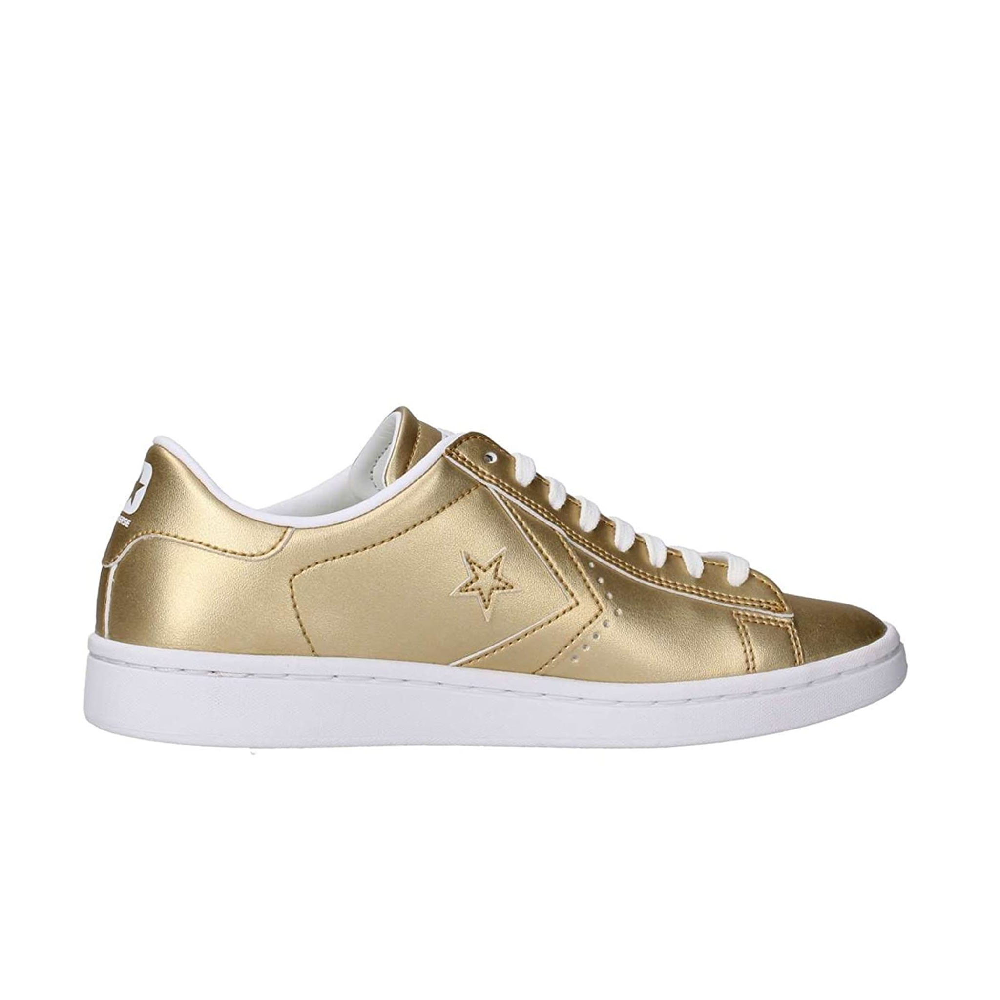 Thumbnail - Goldrinsibler Converse Pro Womens Gold Trainer