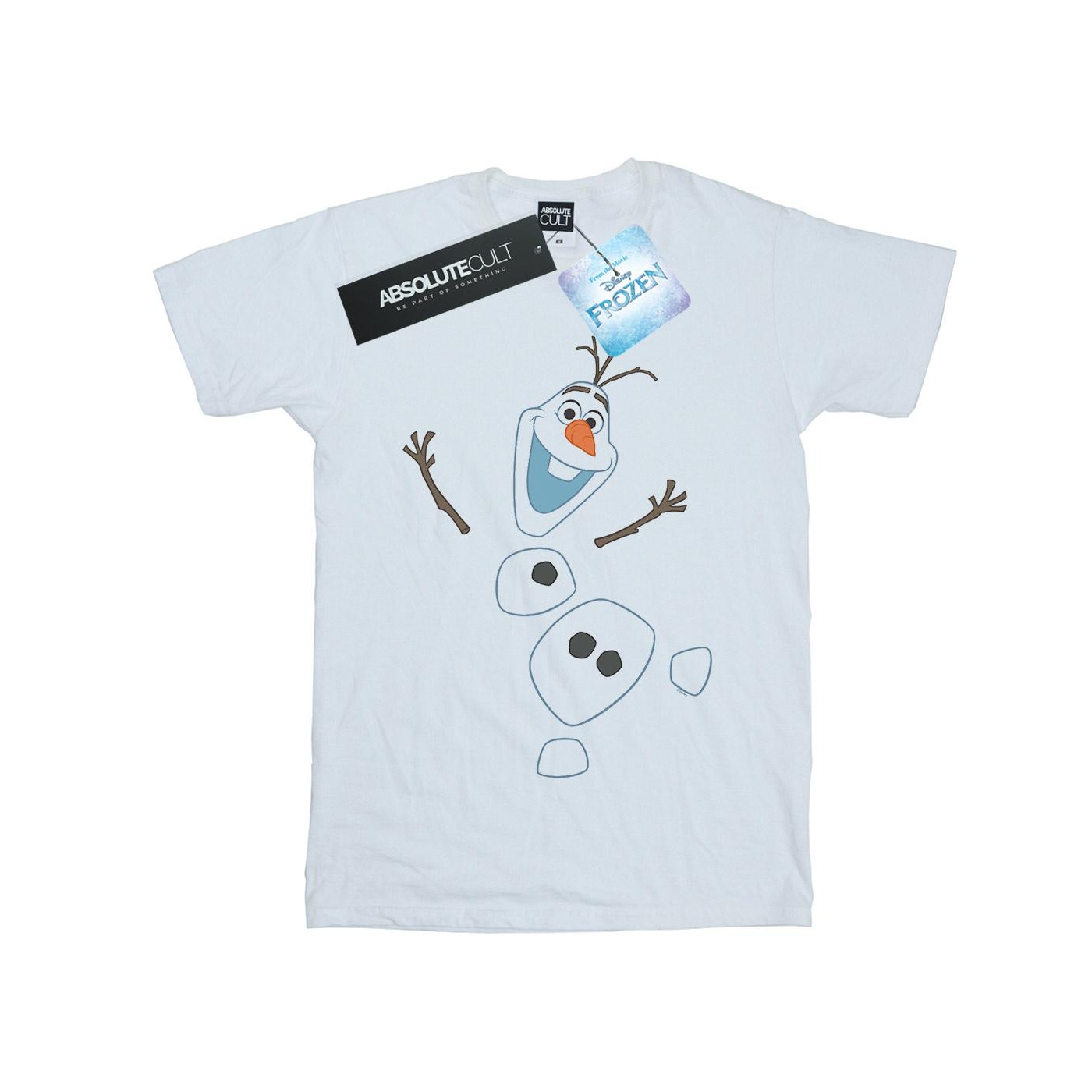 Thumbnail - Disney - "Frozen Olaf Deconstructed" T-Shirt für Mädchen (Weiß)