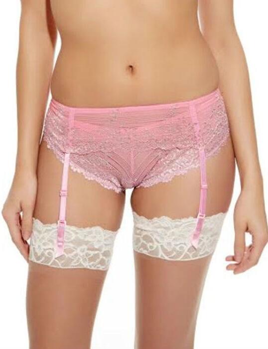 Wacoal Womens Embrace Lace Garter Suspender Belt - Pink - Size UK 12-14 (Womens)