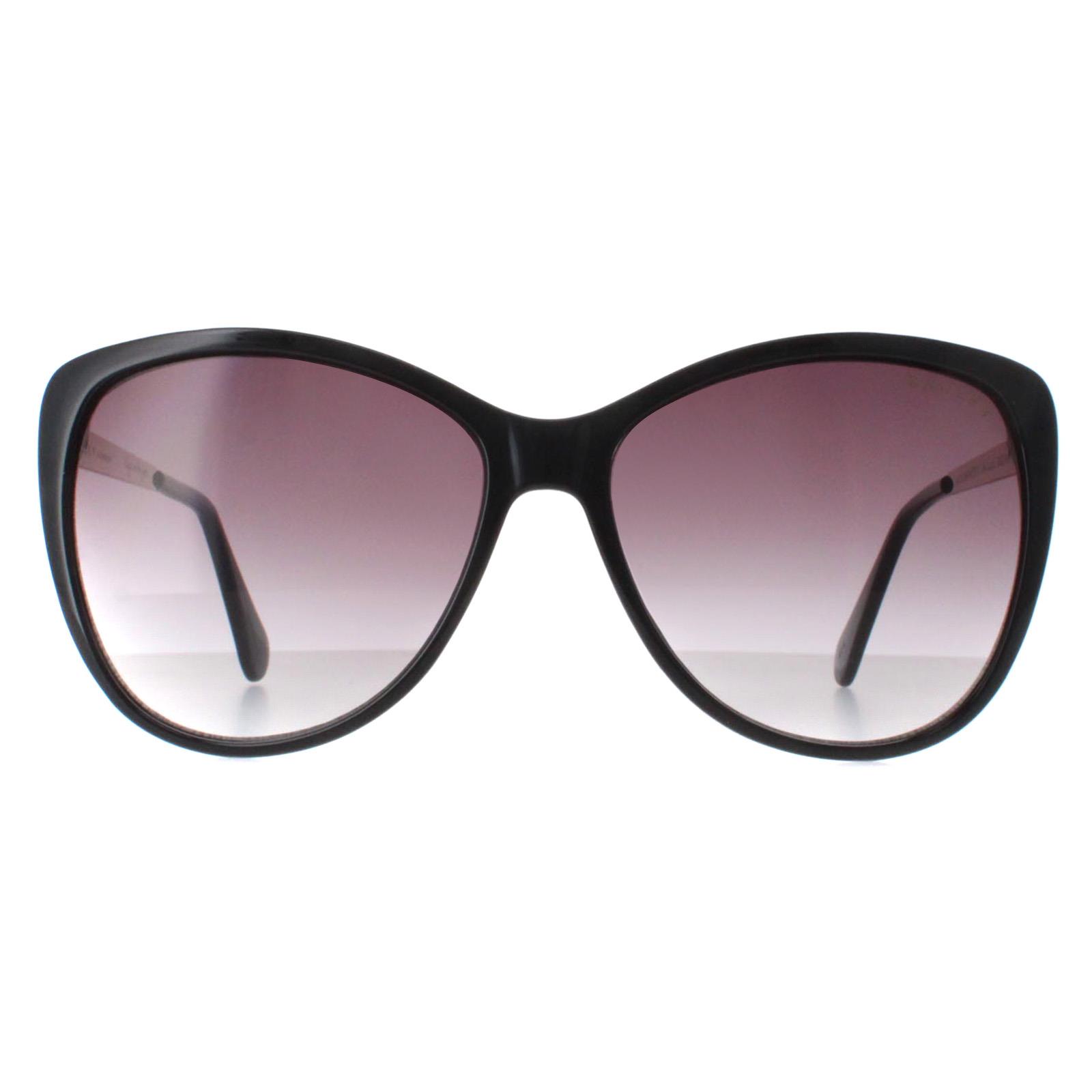 Thumbnail - Radley Gwyneth 104 glänzend schwarz lila Sonnenbrille
