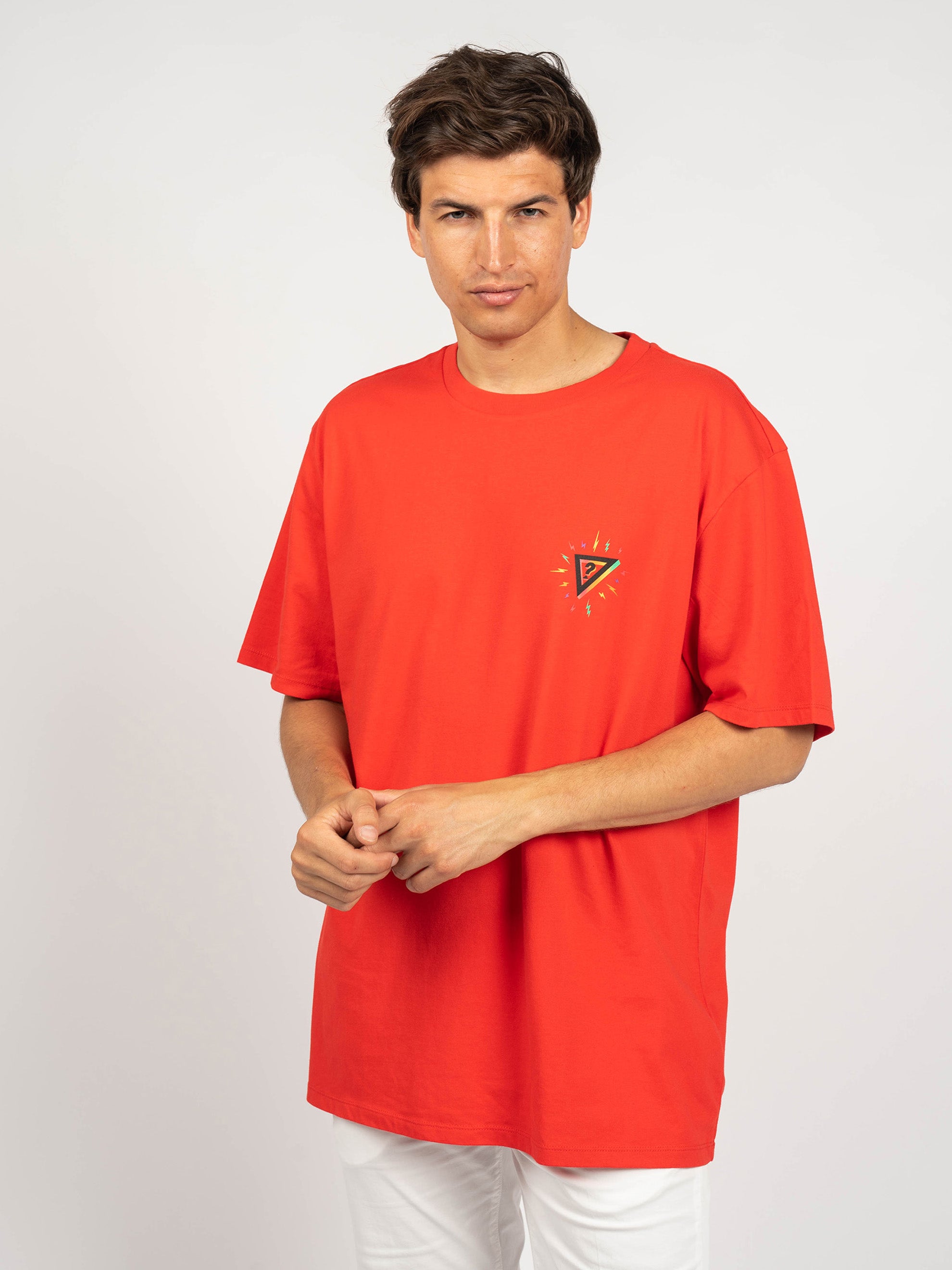 Guess T-shirt Röd, herr – bild 2