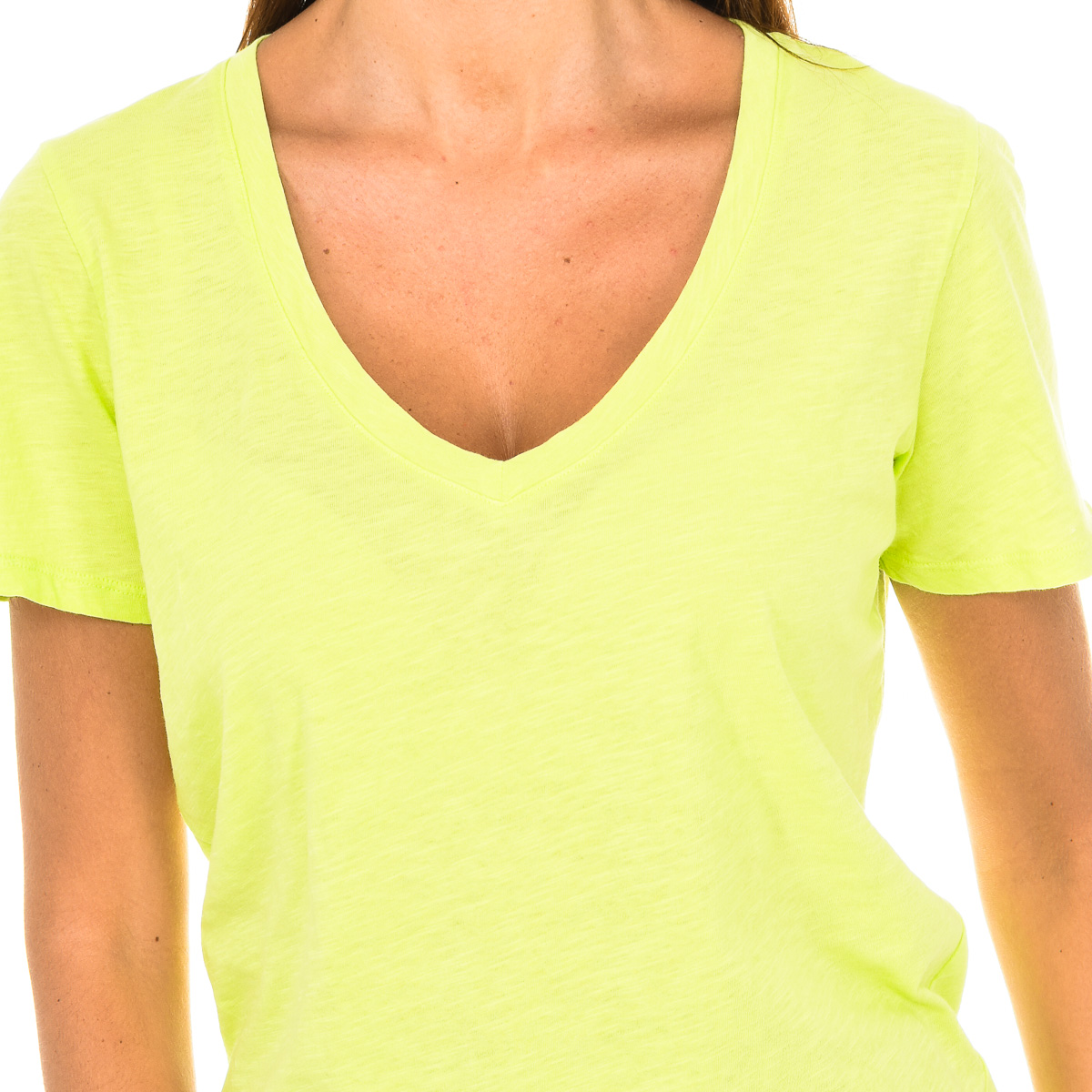 Armani Kortärmad T-shirt med V-ringning för kvinnor 3Y5T45-5JZMZ dam – bild 2