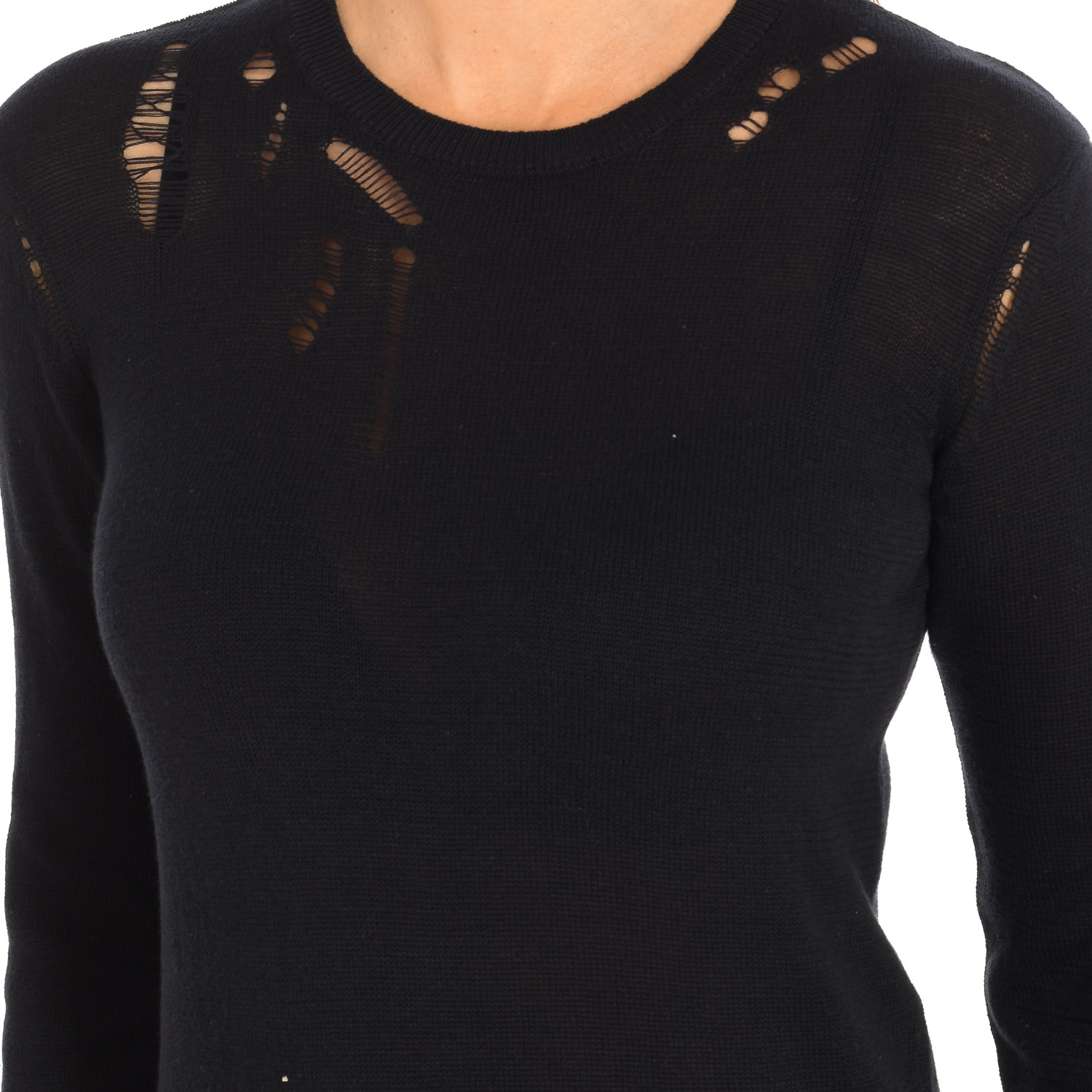 Eleven Paris CAIMAN långärmad blus med rund hals 17S2SR011 kvinna dam – bild 2
